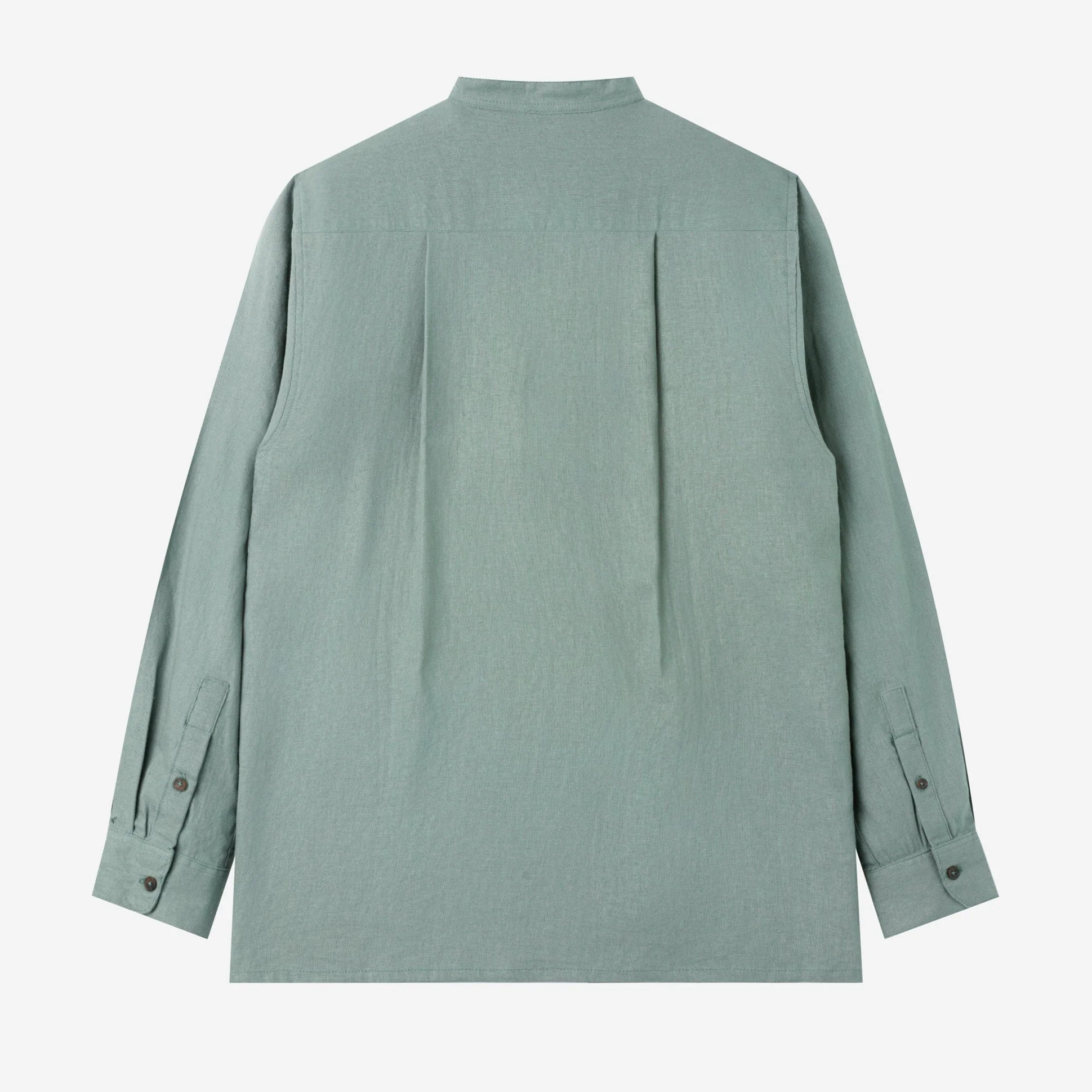 Aasim Shirt Long Sleeve - Olive Blue - Image 4