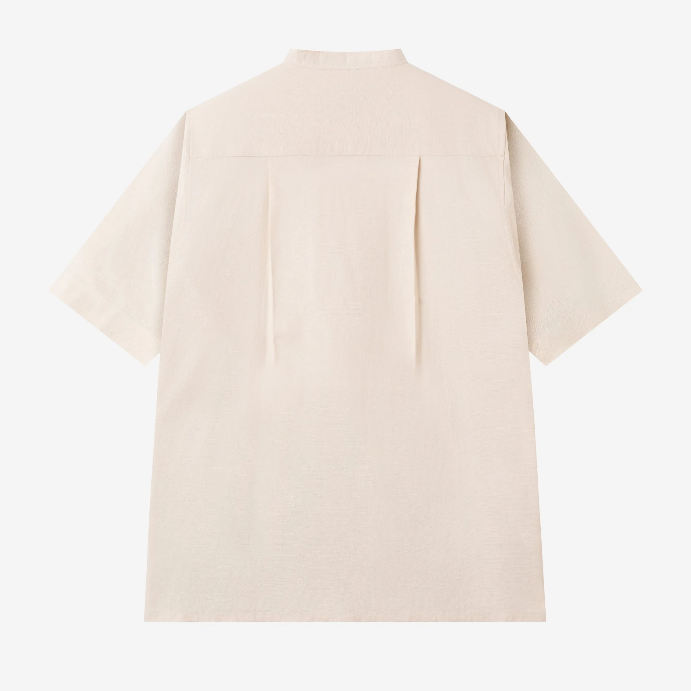 Aasim Shirt Short Sleeve - Sand - Image 4