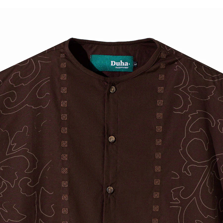Asad Long Sleeve Brown - Image 2