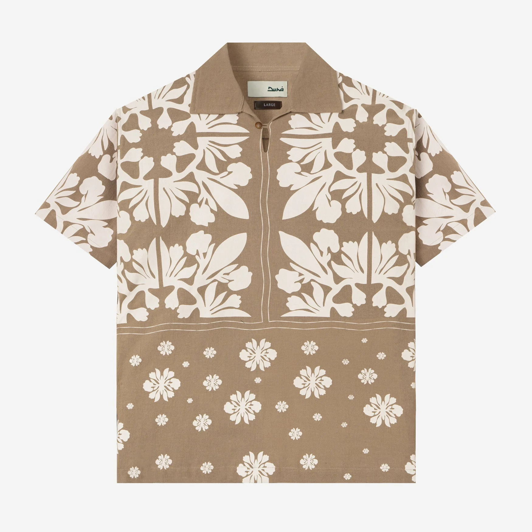 Aydeen Short Sleeve Linen Shirt - Olive