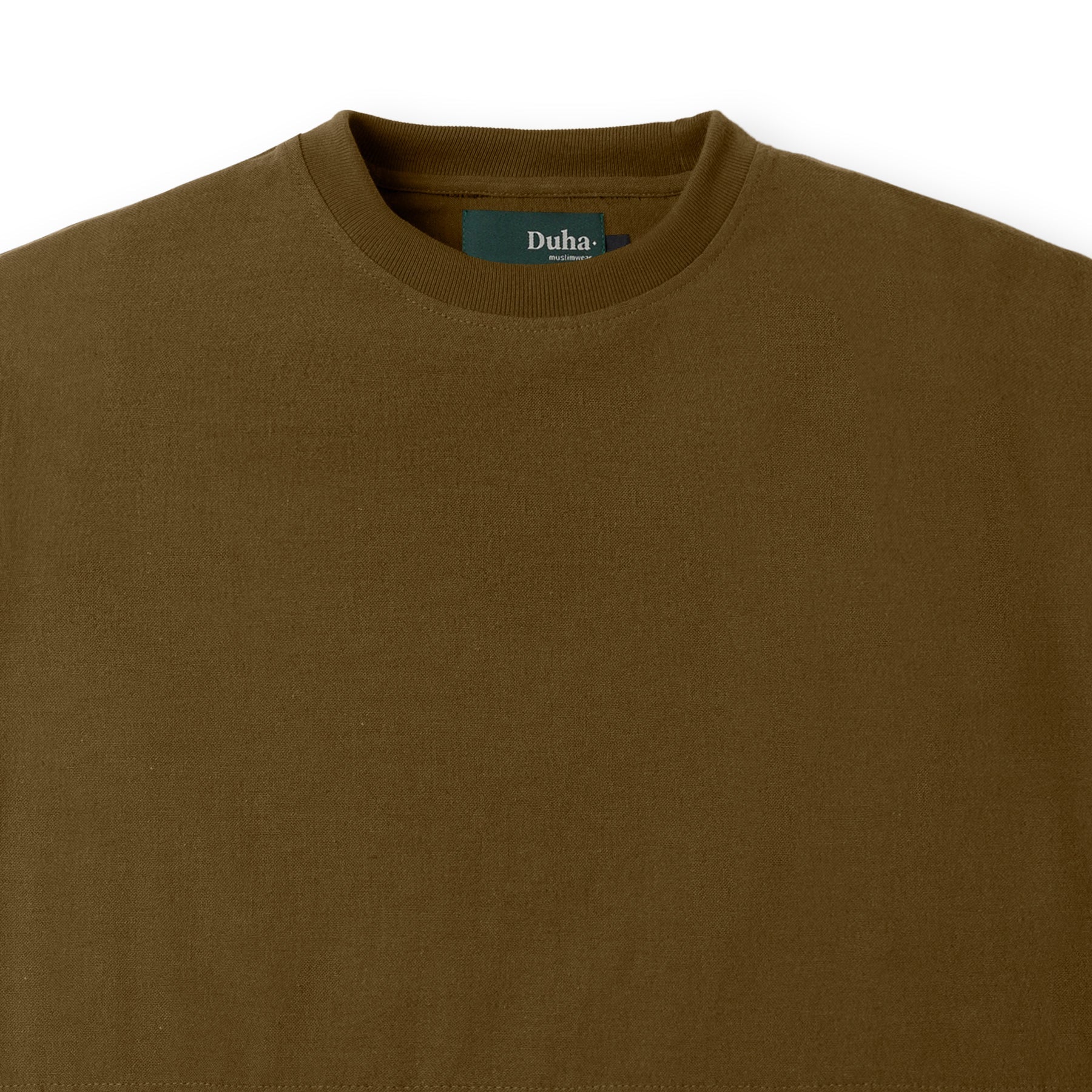 Badr Short Sleeve Pocket T-Shirt - Dark Brown - Image 2