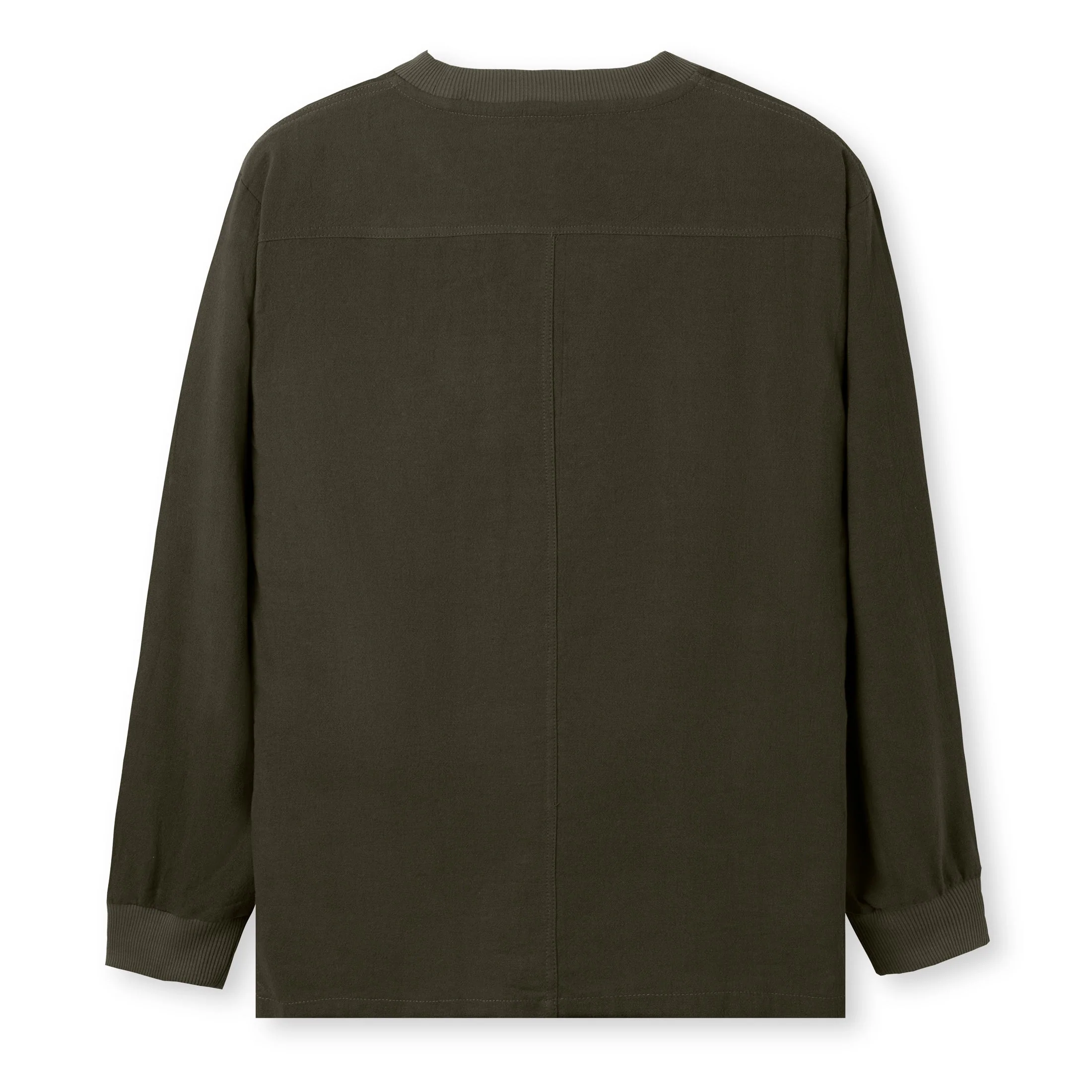 Baha Long Sleeve T-Shirt - Dark Olive - Image 4