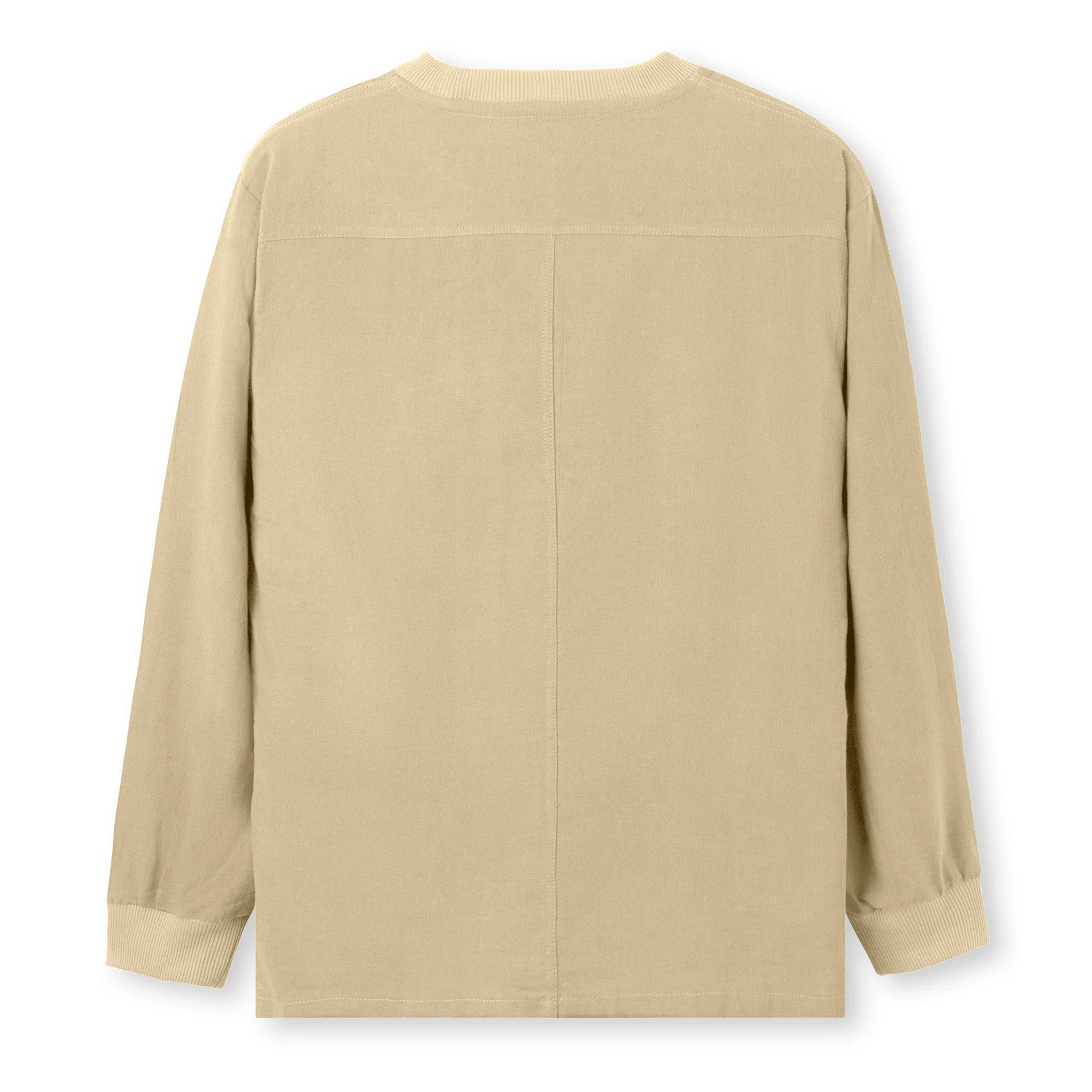 Baha Long Sleeve T-Shirt - Khaki - Image 4