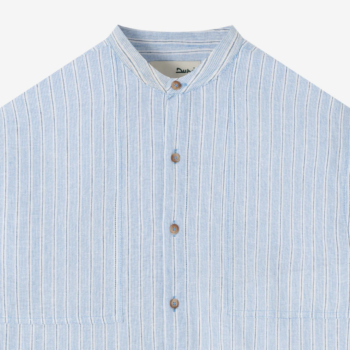 Baraa Shirt Long Sleeve - Blue Stripe - Image 2