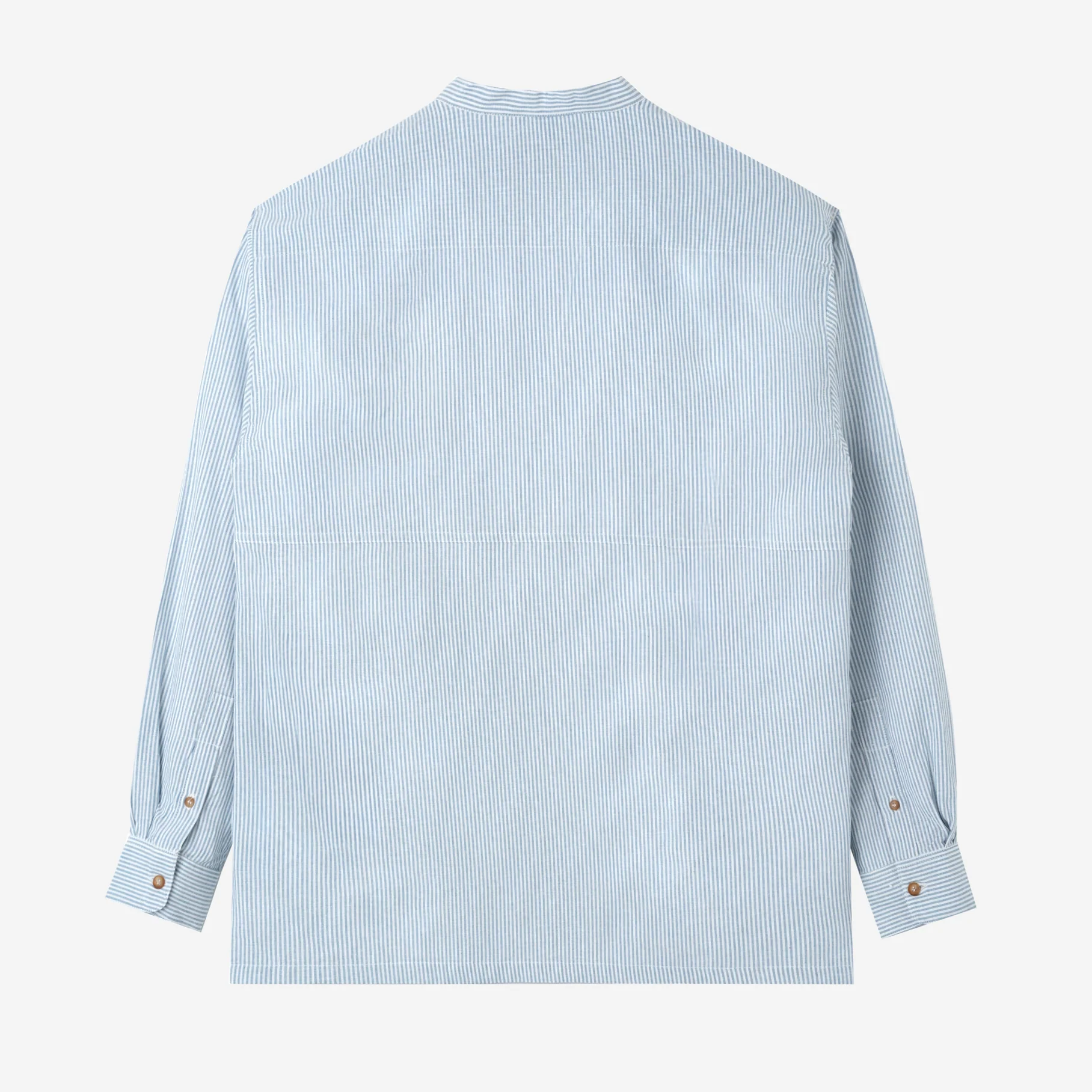 Baraa Shirt Long Sleeve - Blue White - Image 4