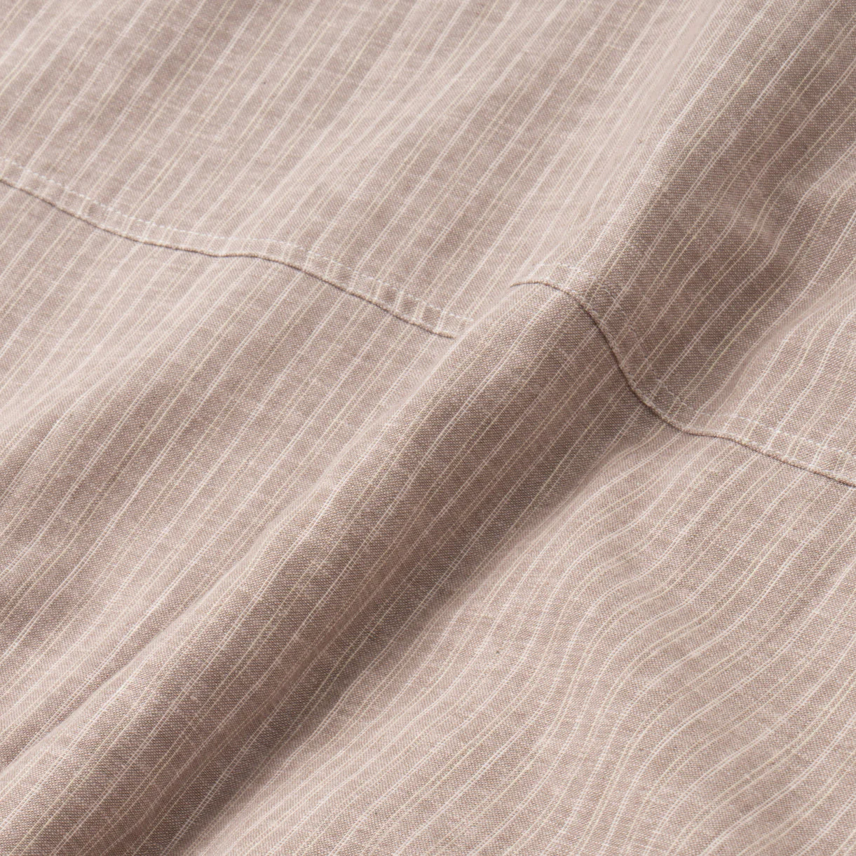 Baraa Shirt Long Sleeve - Brown Stripe - Image 3