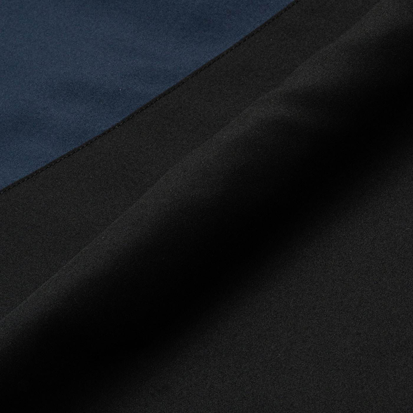 Dhia Patchwork Shirt Long Sleeve - Navy Black - Image 3