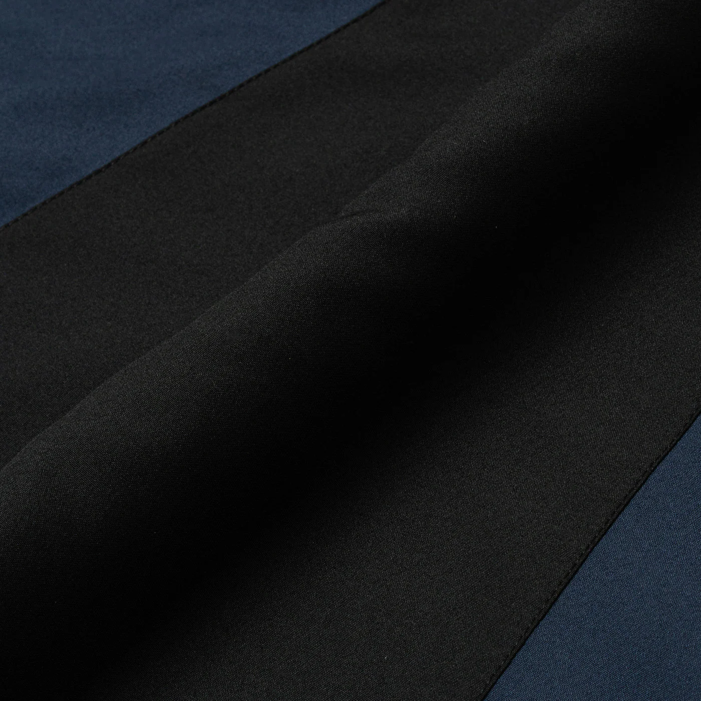Dhia Patchwork Shirt Short Sleeve - Navy Black - Image 3