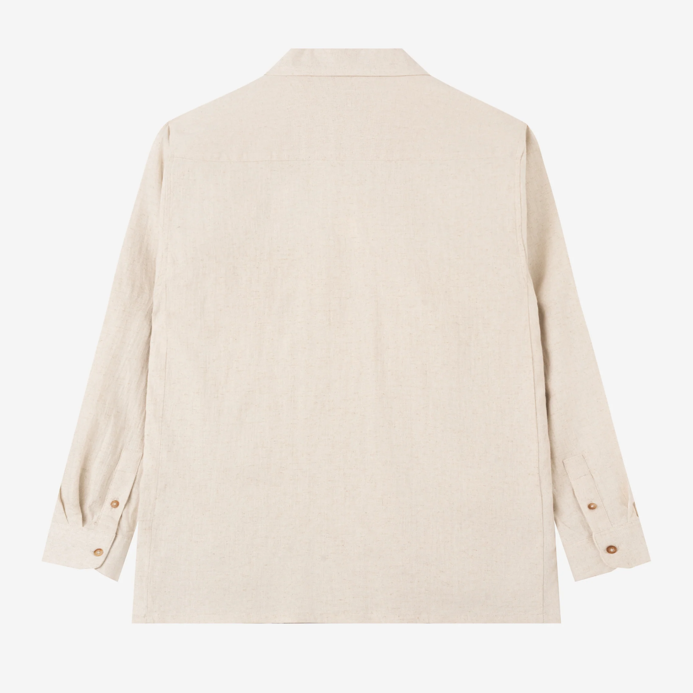 Dhia Pull-Over Shirt Long Sleeve - Sand White - Image 4