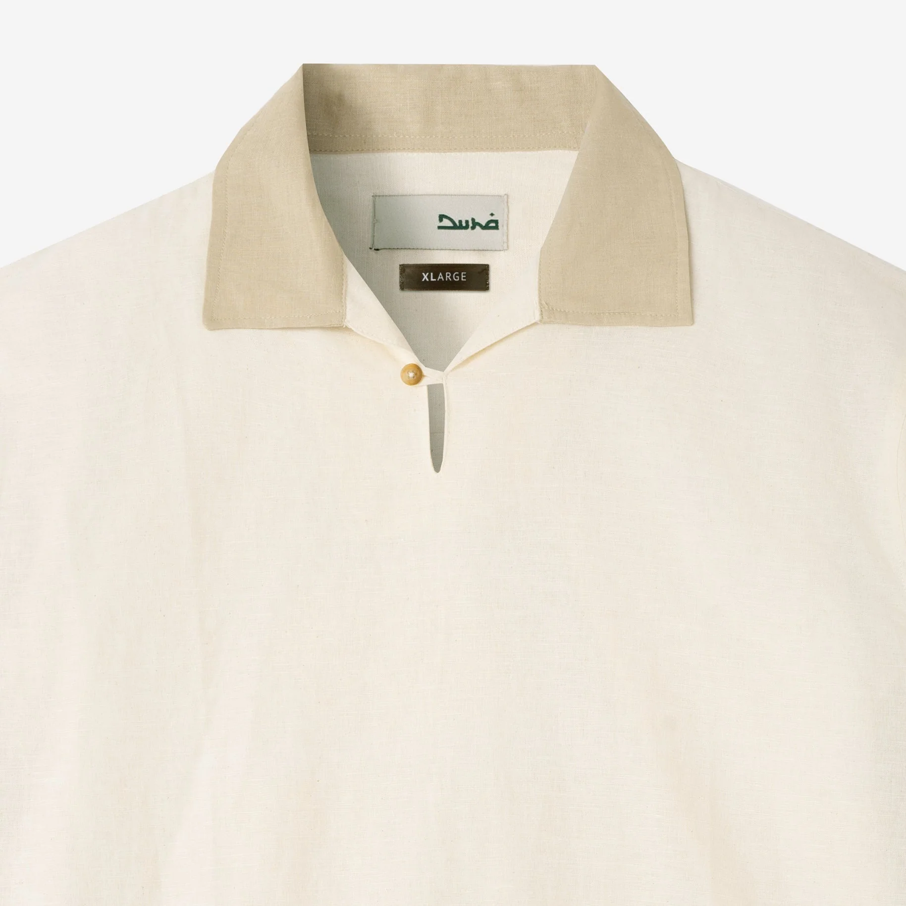 Dhia Pull-Over Shirt Long Sleeve - White Sand - Image 2