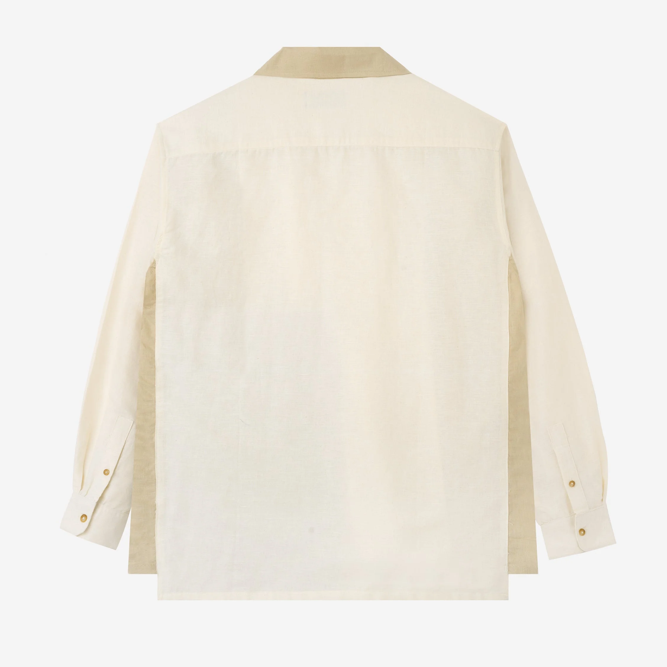 Dhia Pull-Over Shirt Long Sleeve - White Sand - Image 4