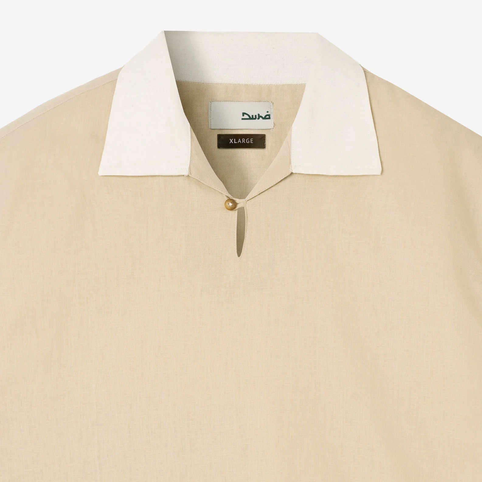 Dhia Pull-Over Shirt Short Sleeve - Khaki Sand - Image 2