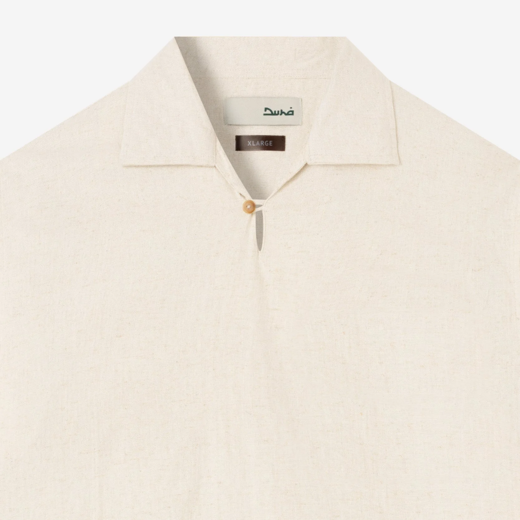 Dhia Pull-Over Shirt Short Sleeve - Off White - Image 2