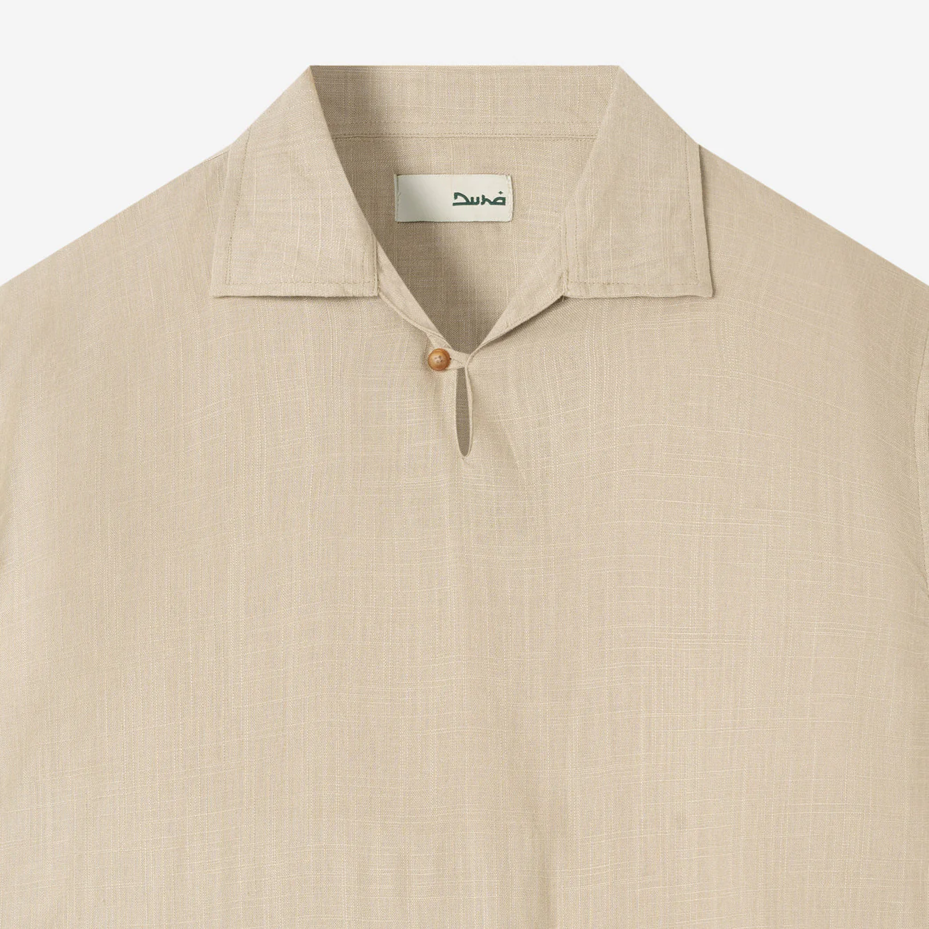 Dhia Pull-Over Shirt Short Sleeve - Sand - Image 2