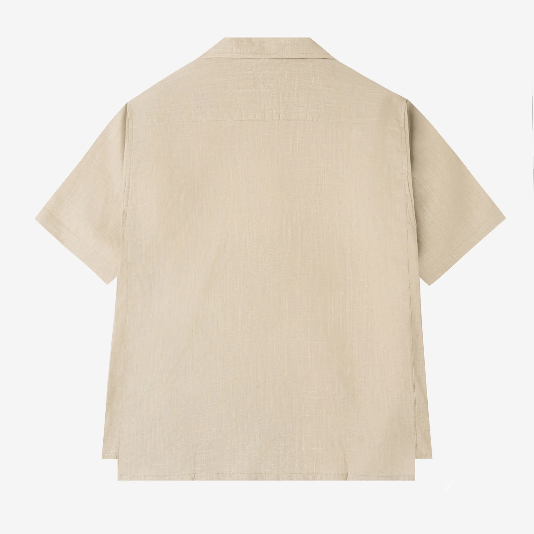 Dhia Pull-Over Shirt Short Sleeve - Sand - Image 4