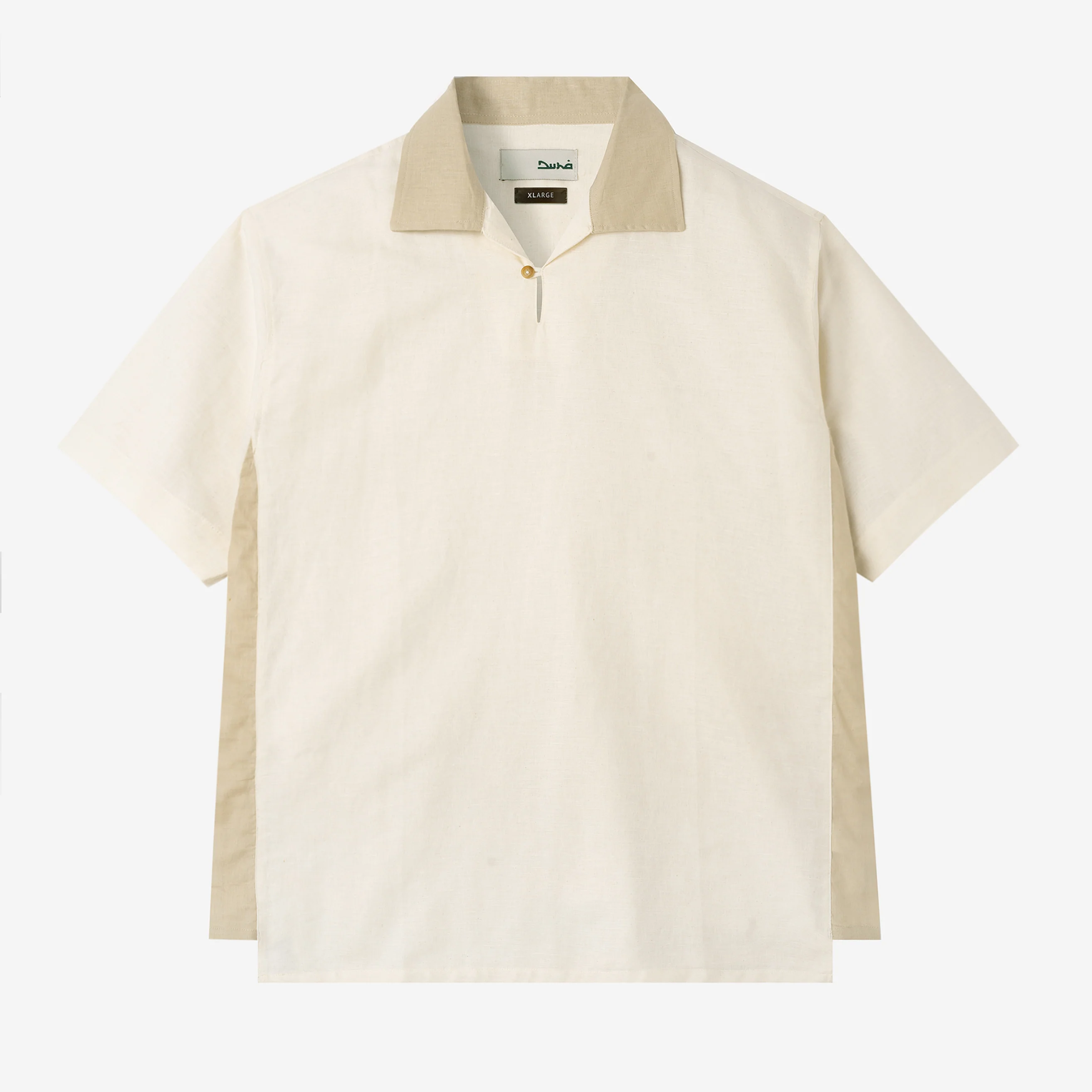 Dhia Pull-Over Shirt Short Sleeve - White Sand