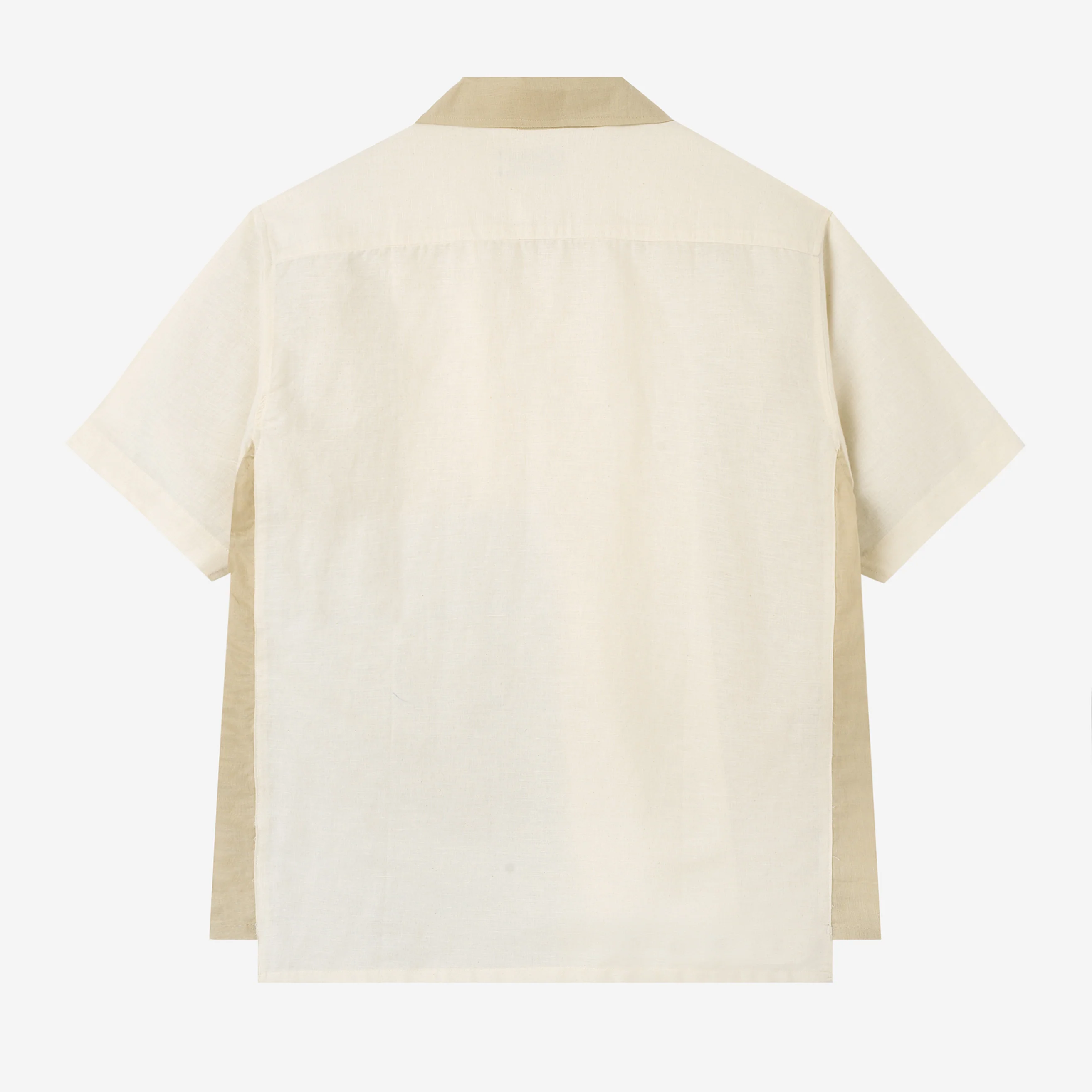 Dhia Pull-Over Shirt Short Sleeve - White Sand - Image 4