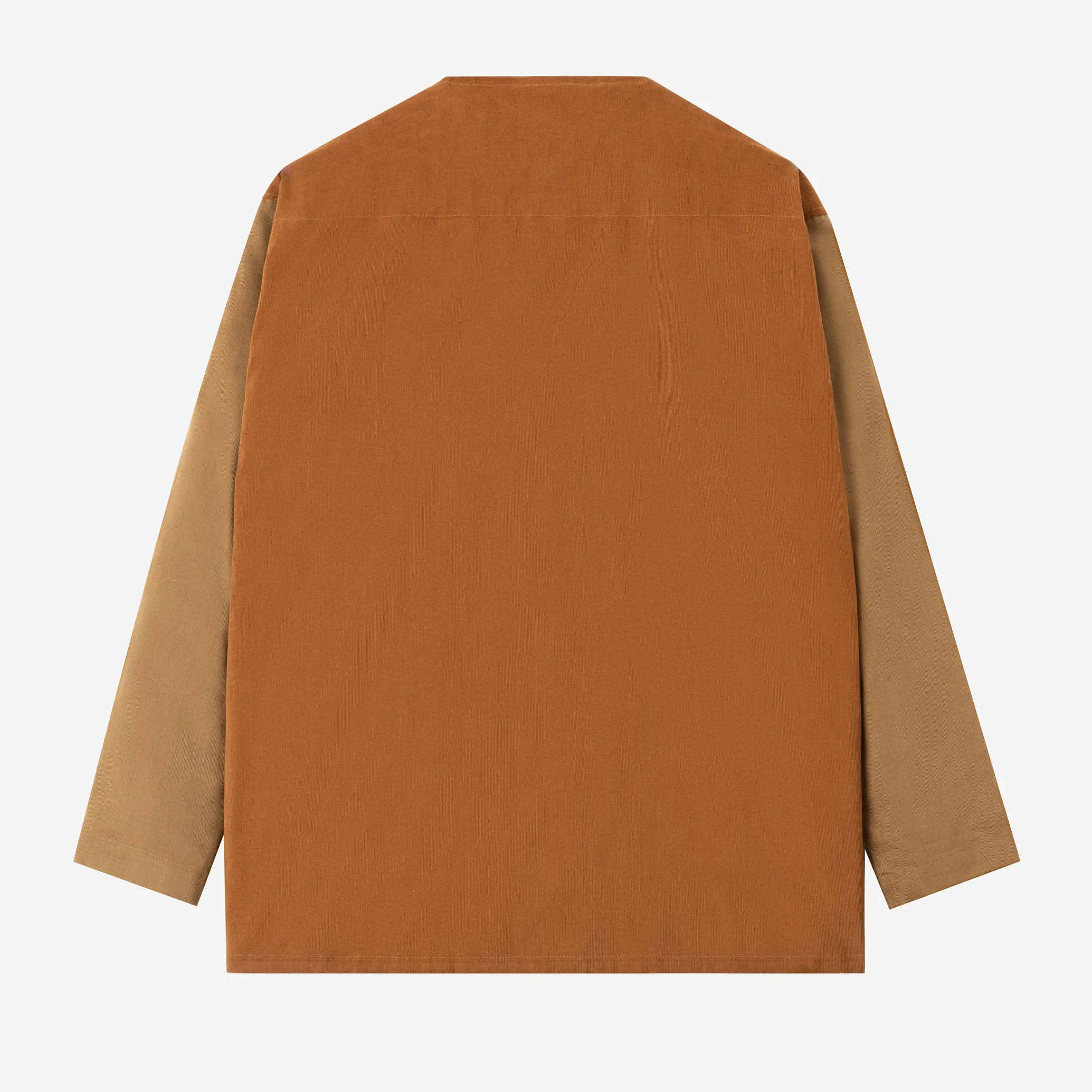 Dirar Corduroy Robe Long Sleeve - Bronze Brown - Image 4