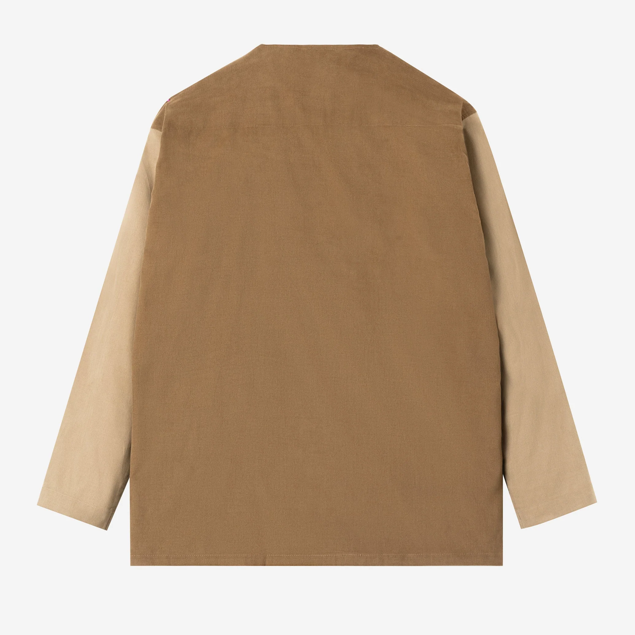 Dirar Corduroy Robe Long Sleeve - Brown Khaki - Image 4