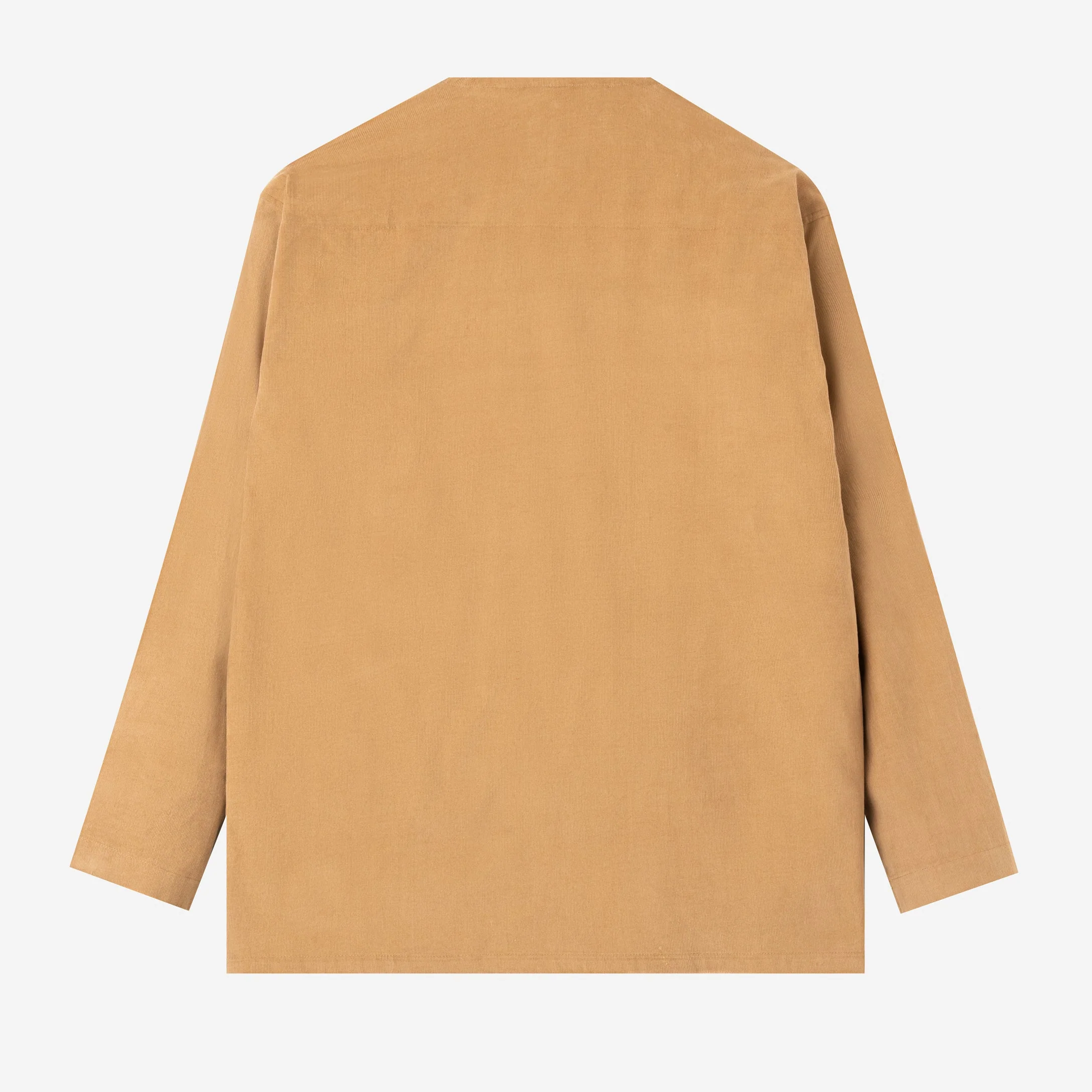 Dirar Corduroy Robe Long Sleeve - Khaki - Image 4