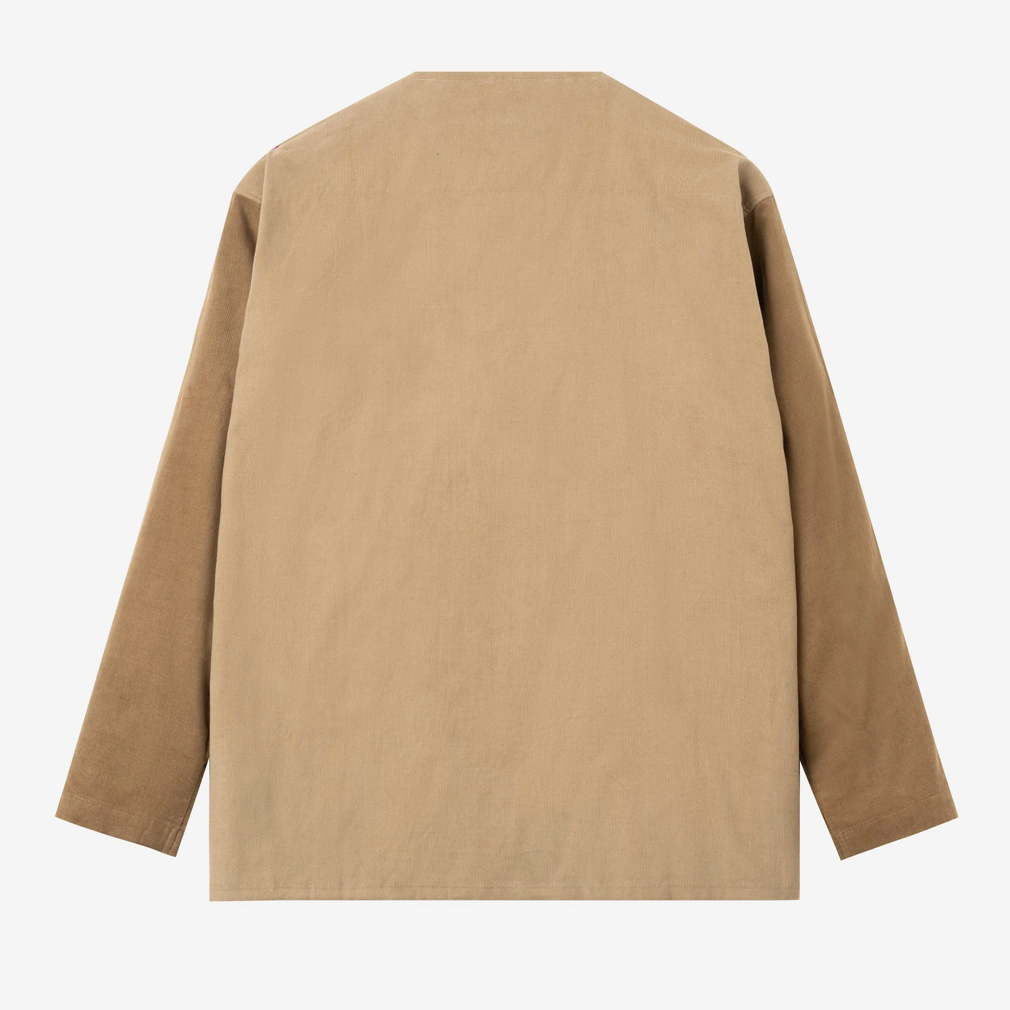 Dirar Corduroy Robe Long Sleeve - Khaki Brown - Image 4