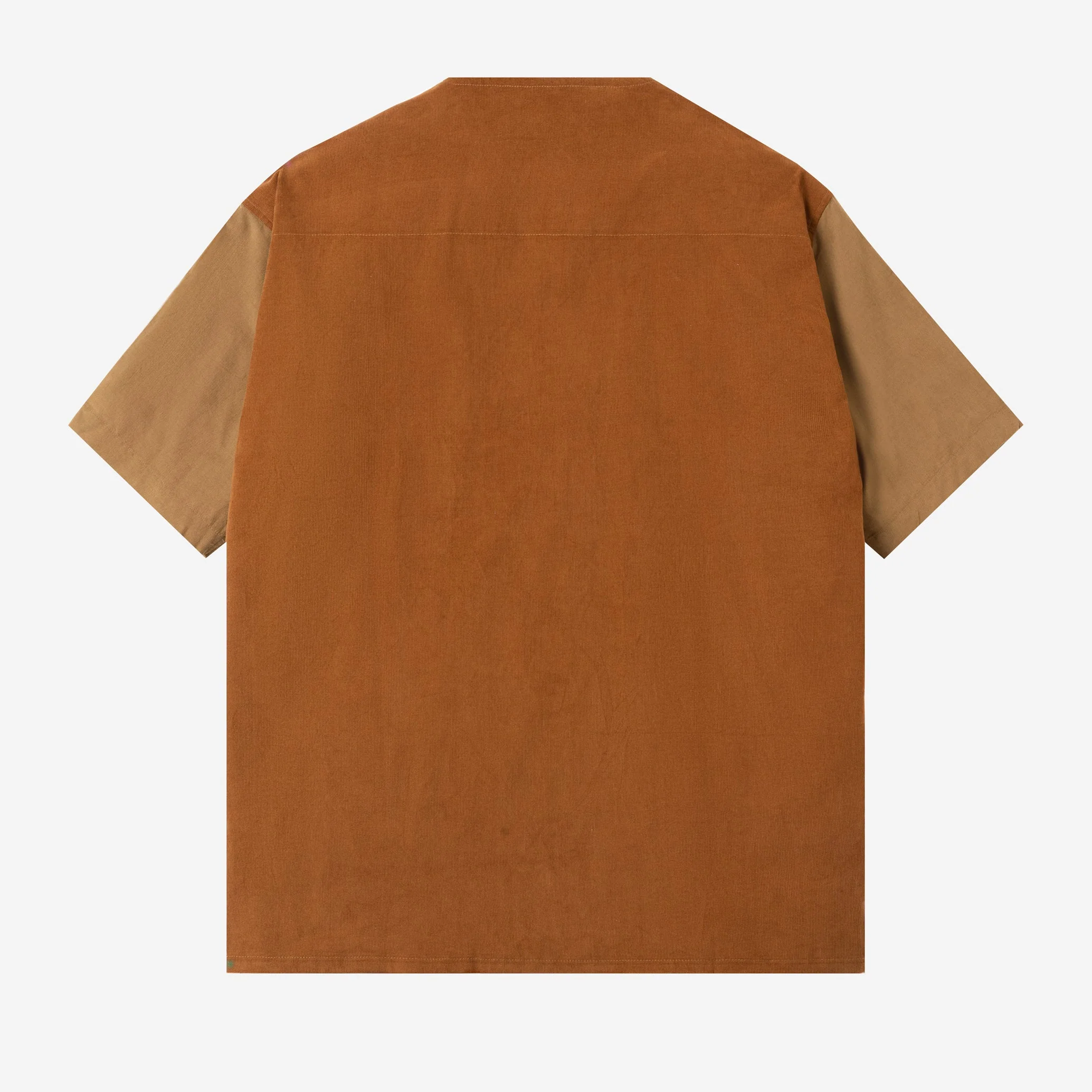 Dirar Corduroy Robe Short Sleeve - Bronze Brown - Image 4