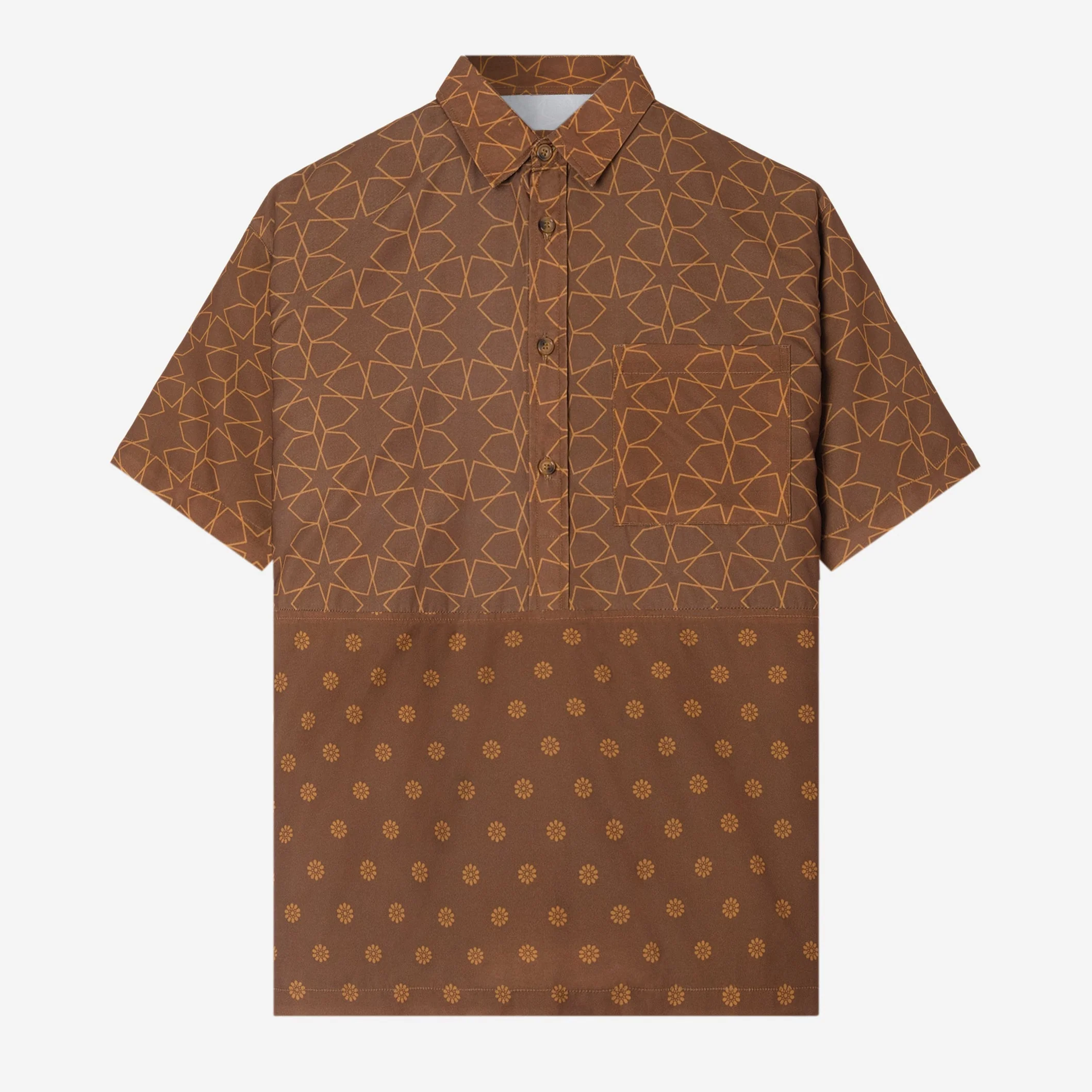 Ehsaal Short Sleeve - Brown
