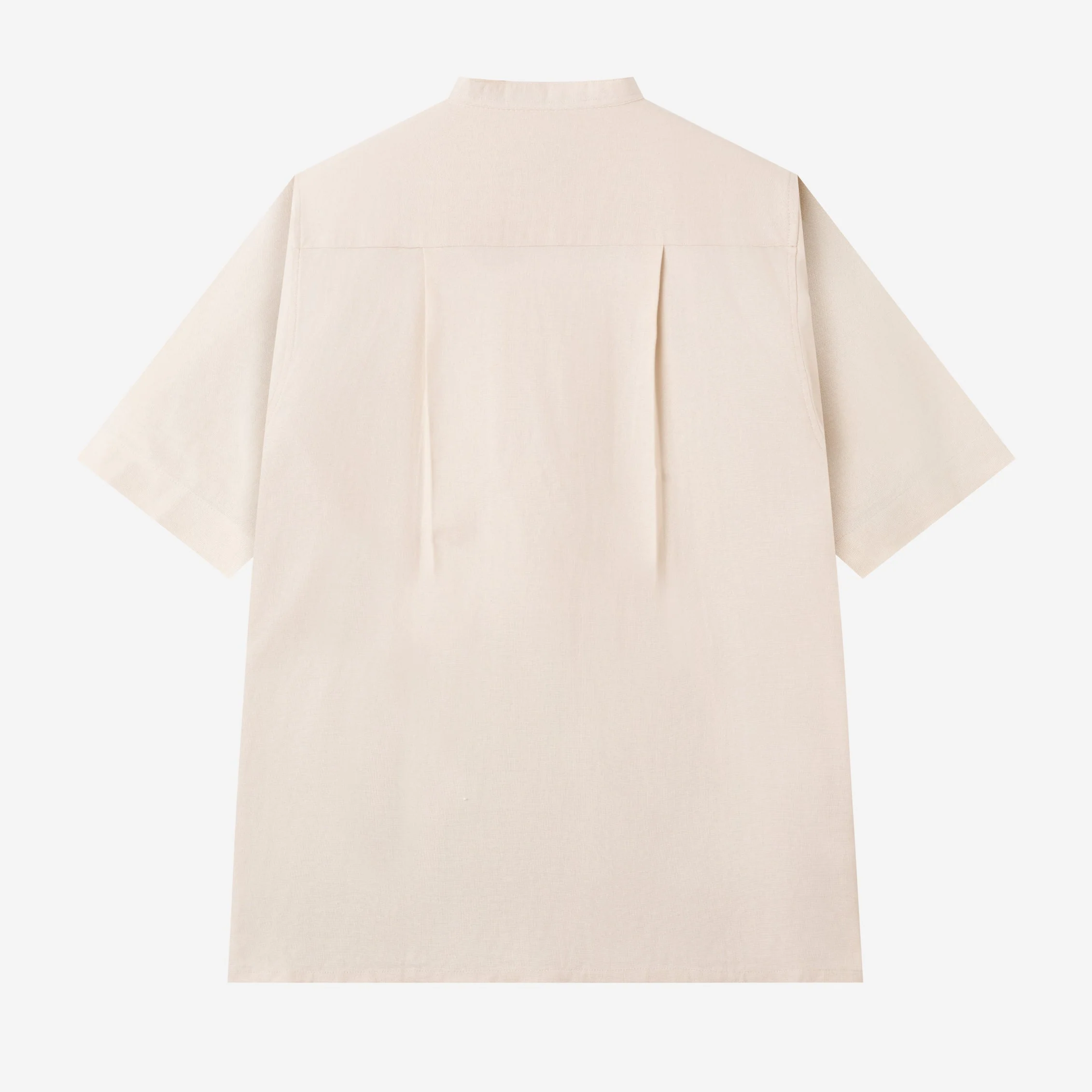FACTORY SALE - Aasim Shirt Short Sleeve - Sand - Image 4