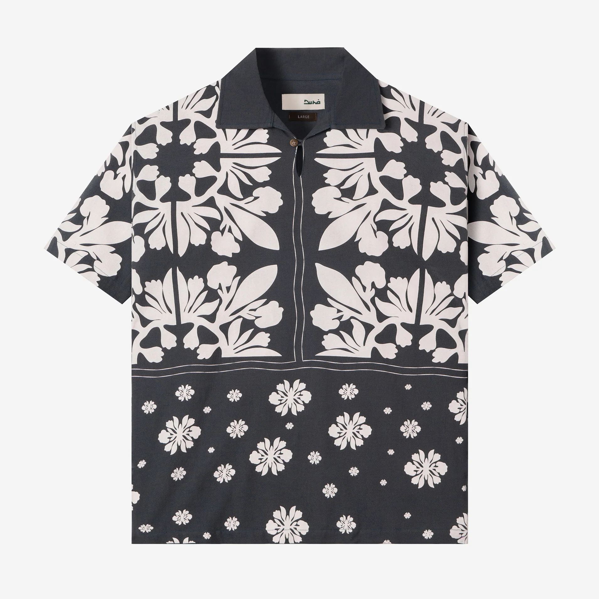 FACTORY SALE - Aydeen Short Sleeve Linen Shirt - Navy