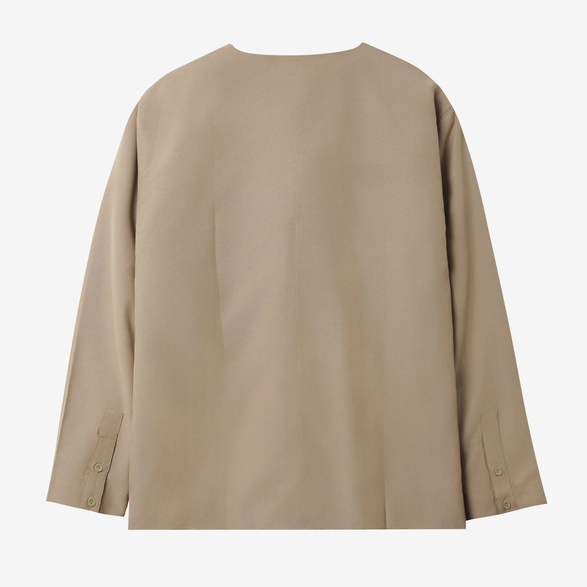 FACTORY SALE - Bahr Pull-Over Long - Light Khaki - Image 4