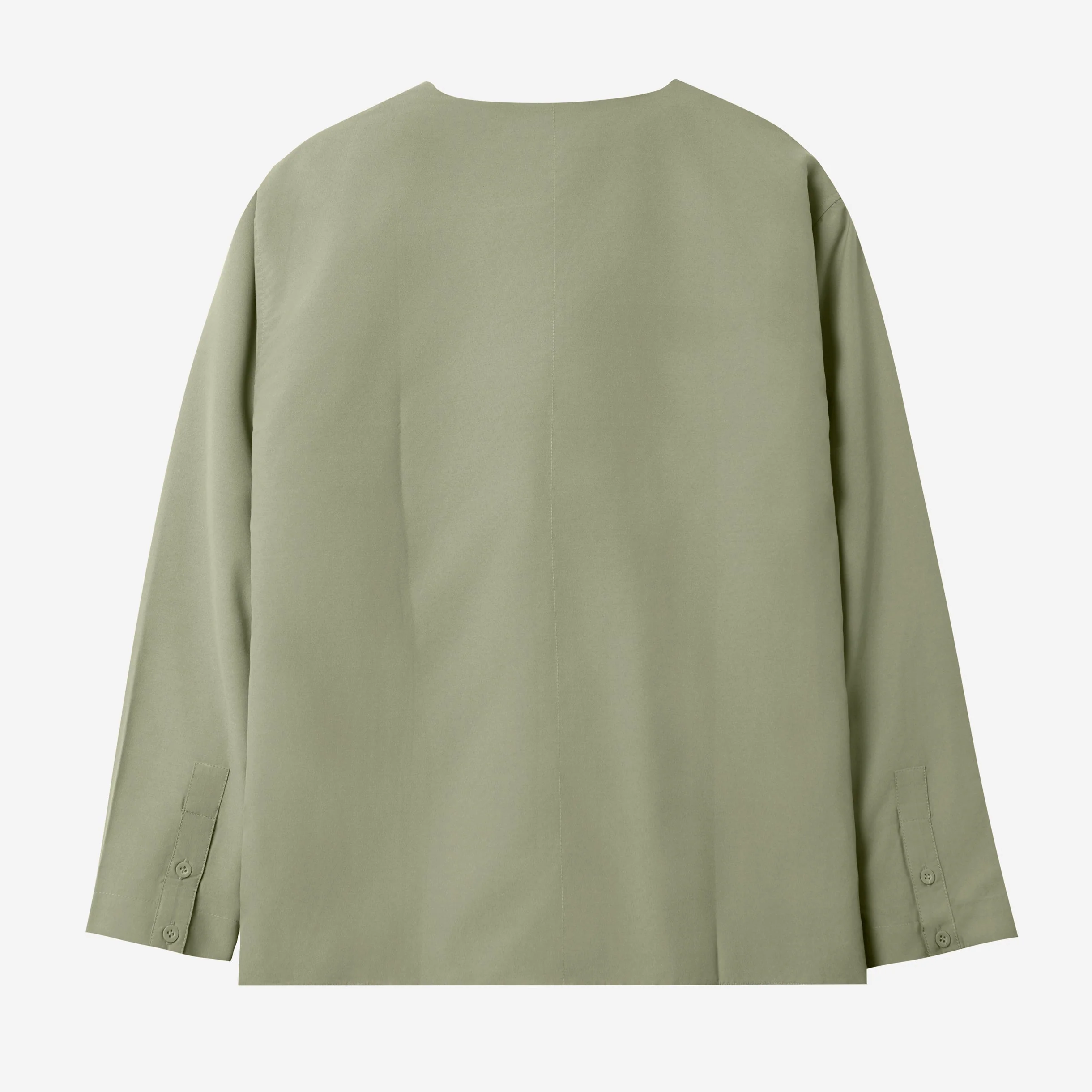 FACTORY SALE - Bahr Pull-Over Long - Soft Olive - Image 4