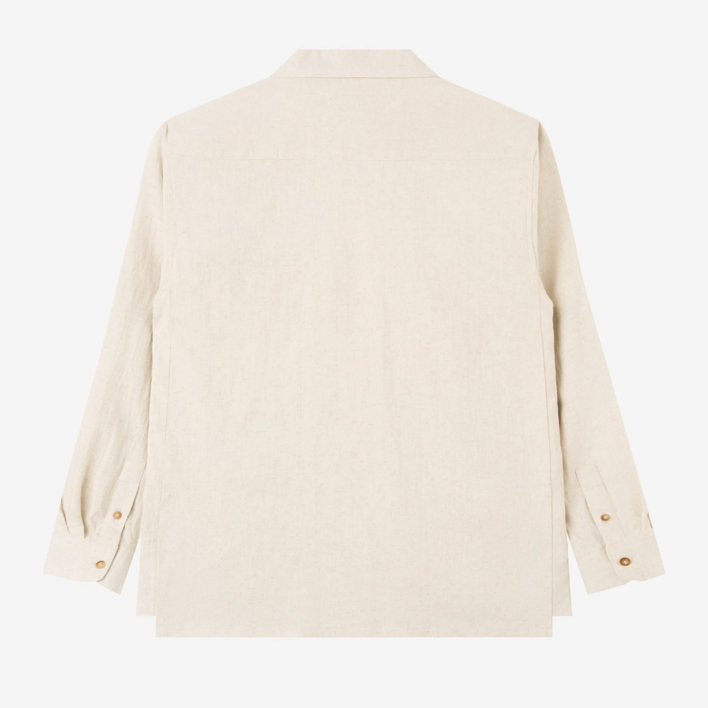 FACTORY SALE - Dhia Pull-Over Shirt Long Sleeve - Off White - Image 4