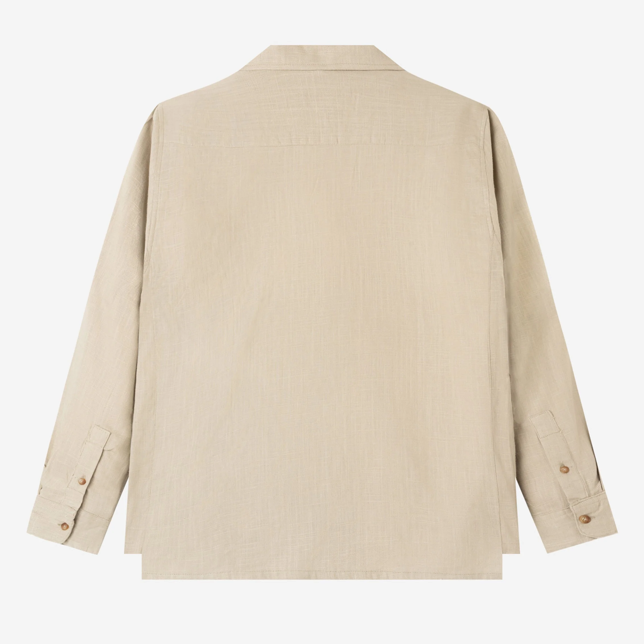 FACTORY SALE - Dhia Pull-Over Shirt Long Sleeve - Sand - Image 4
