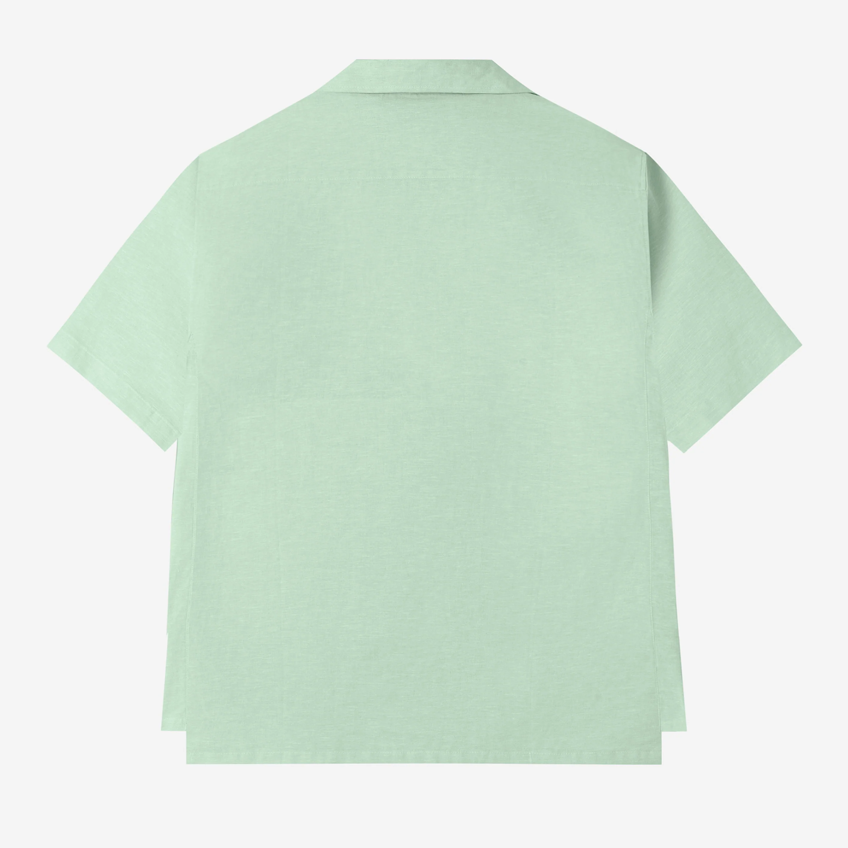 FACTORY SALE - Dhia Pull-Over Shirt Short Sleeve - Mint - Image 4