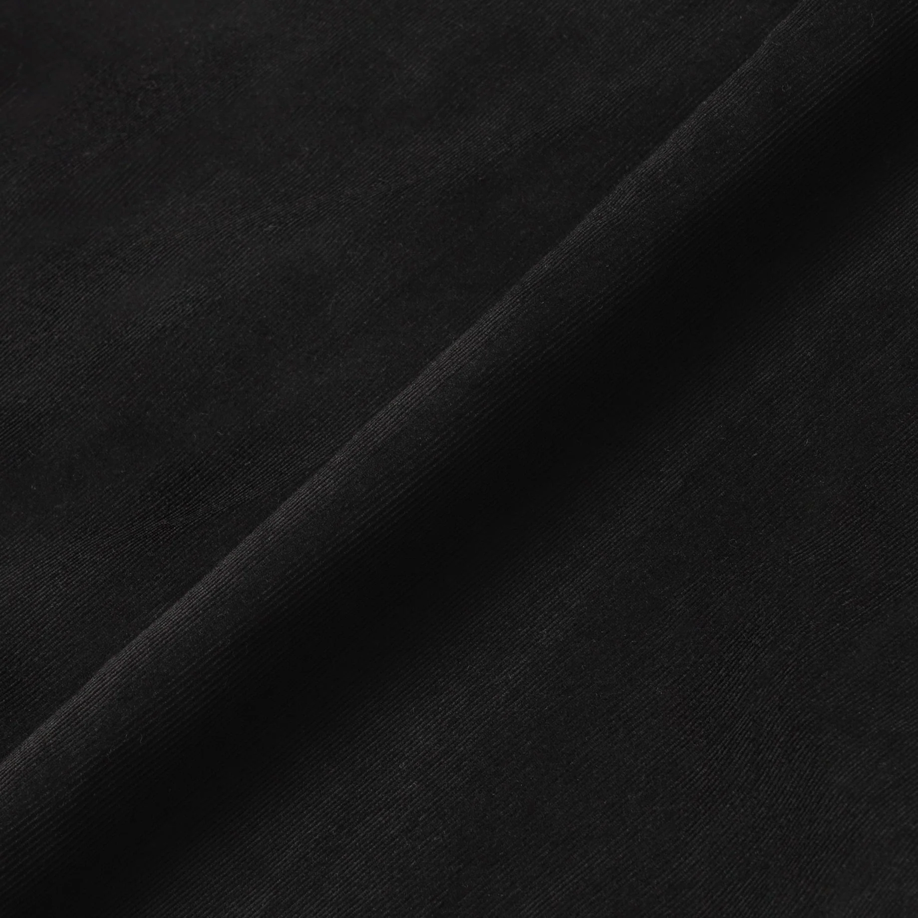 FACTORY SALE - Dirar Corduroy Robe Long Sleeve - Black - Image 3