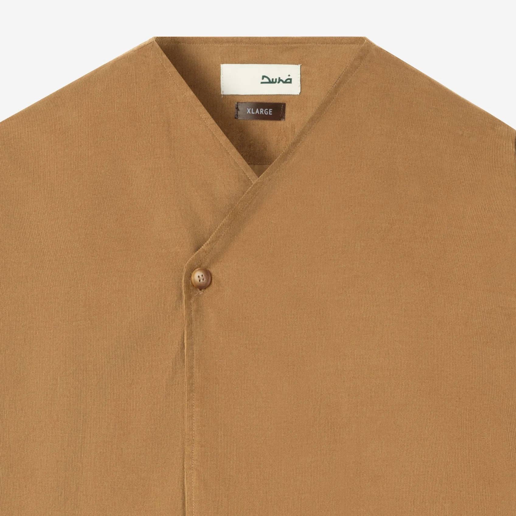FACTORY SALE - Dirar Corduroy Robe Long Sleeve - Brown Bronze - Image 2