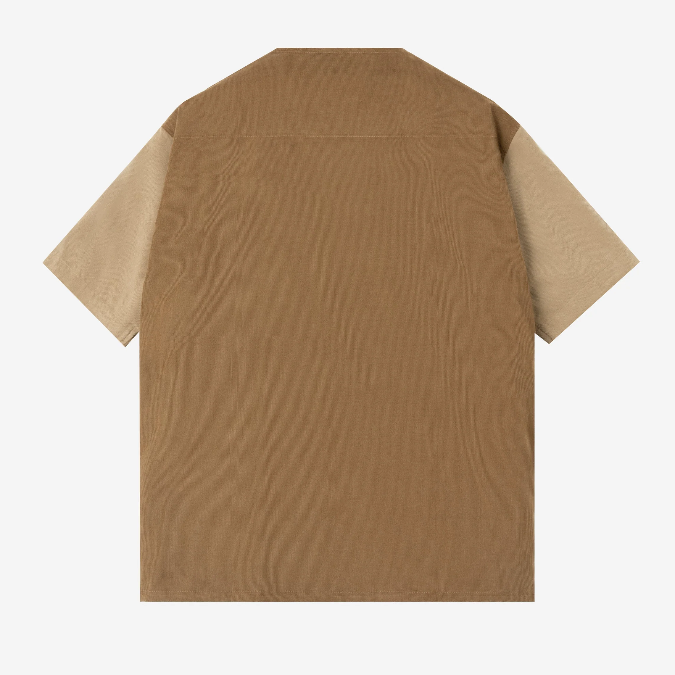 FACTORY SALE - Dirar Corduroy Robe Short Sleeve - Brown Khaki - Image 4