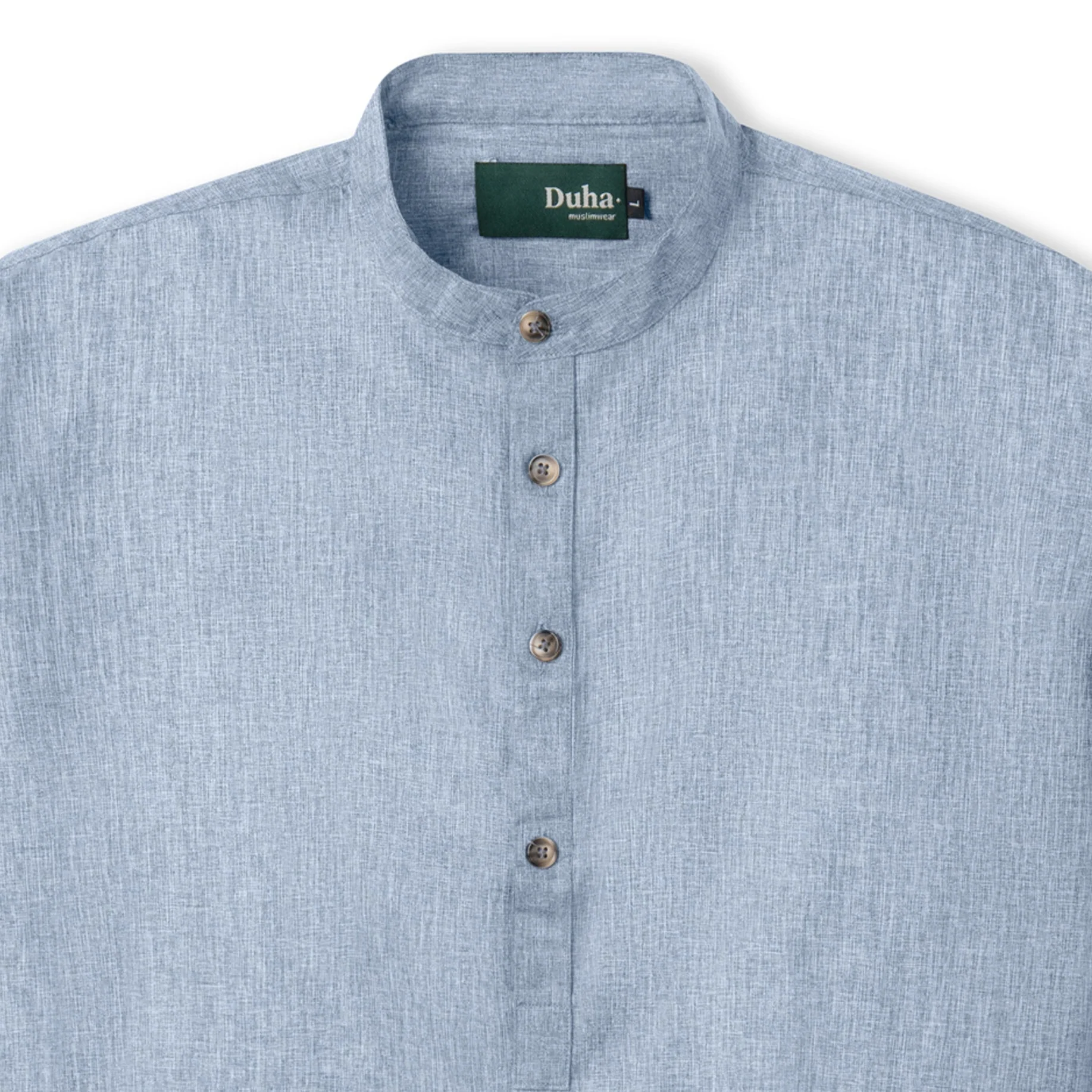 FACTORY SALE - Fadl Shirt - Misty Soft Blue - Image 2