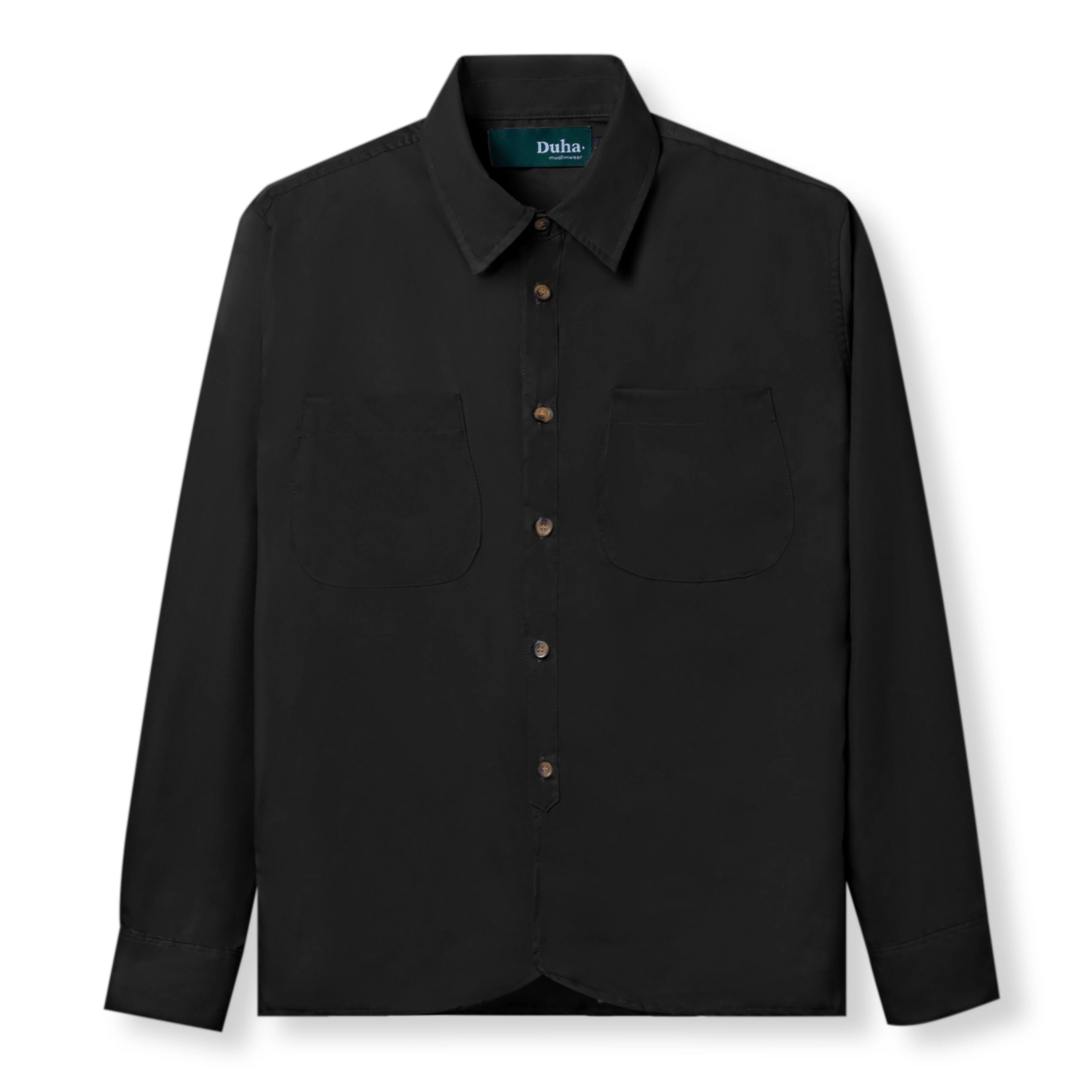 FACTORY SALE - Firouz Long Sleeve Shirt - Black