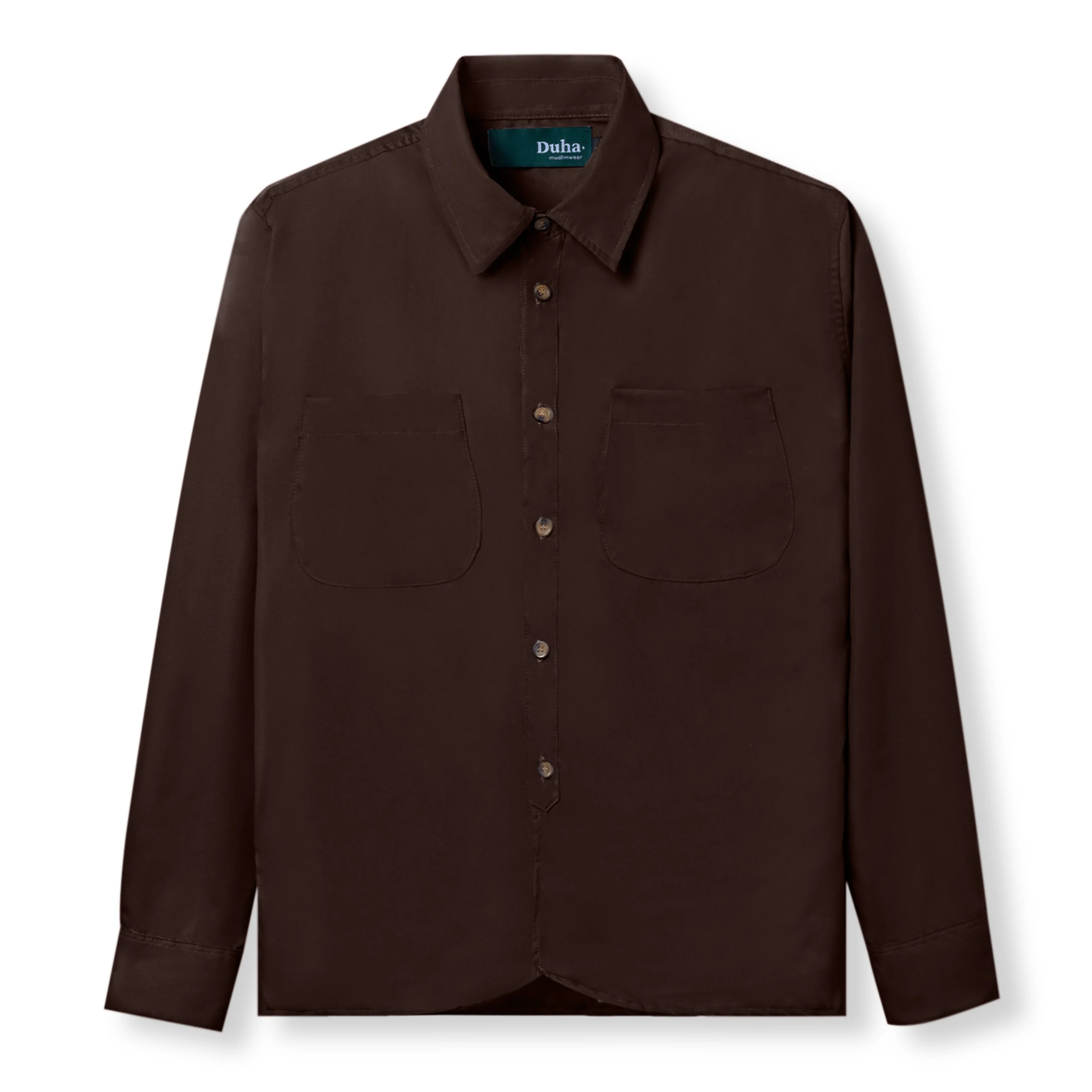 FACTORY SALE - Firouz Long Sleeve Shirt - Dark Brown