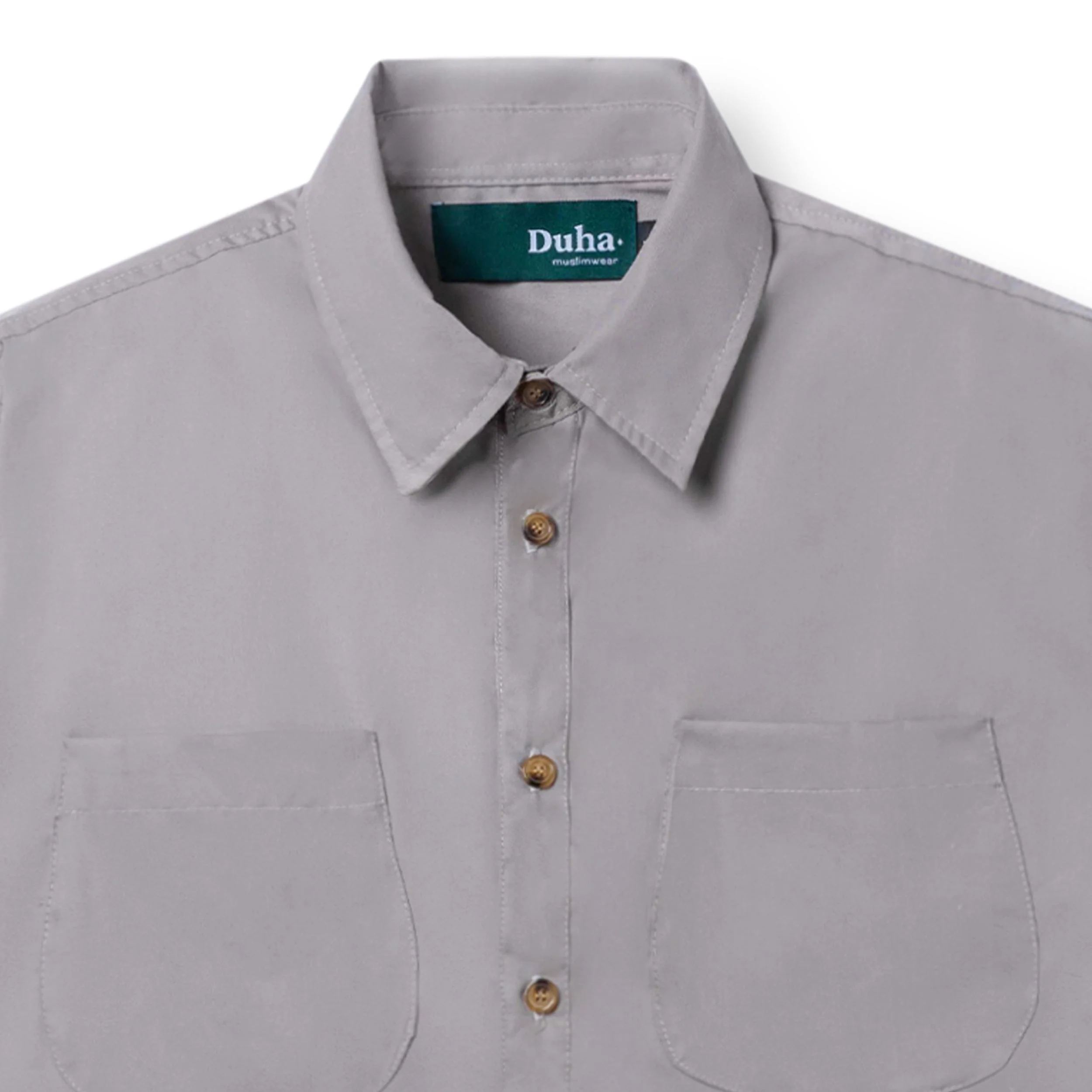 FACTORY SALE - Firouz Long Sleeve Shirt - Grey - Image 2