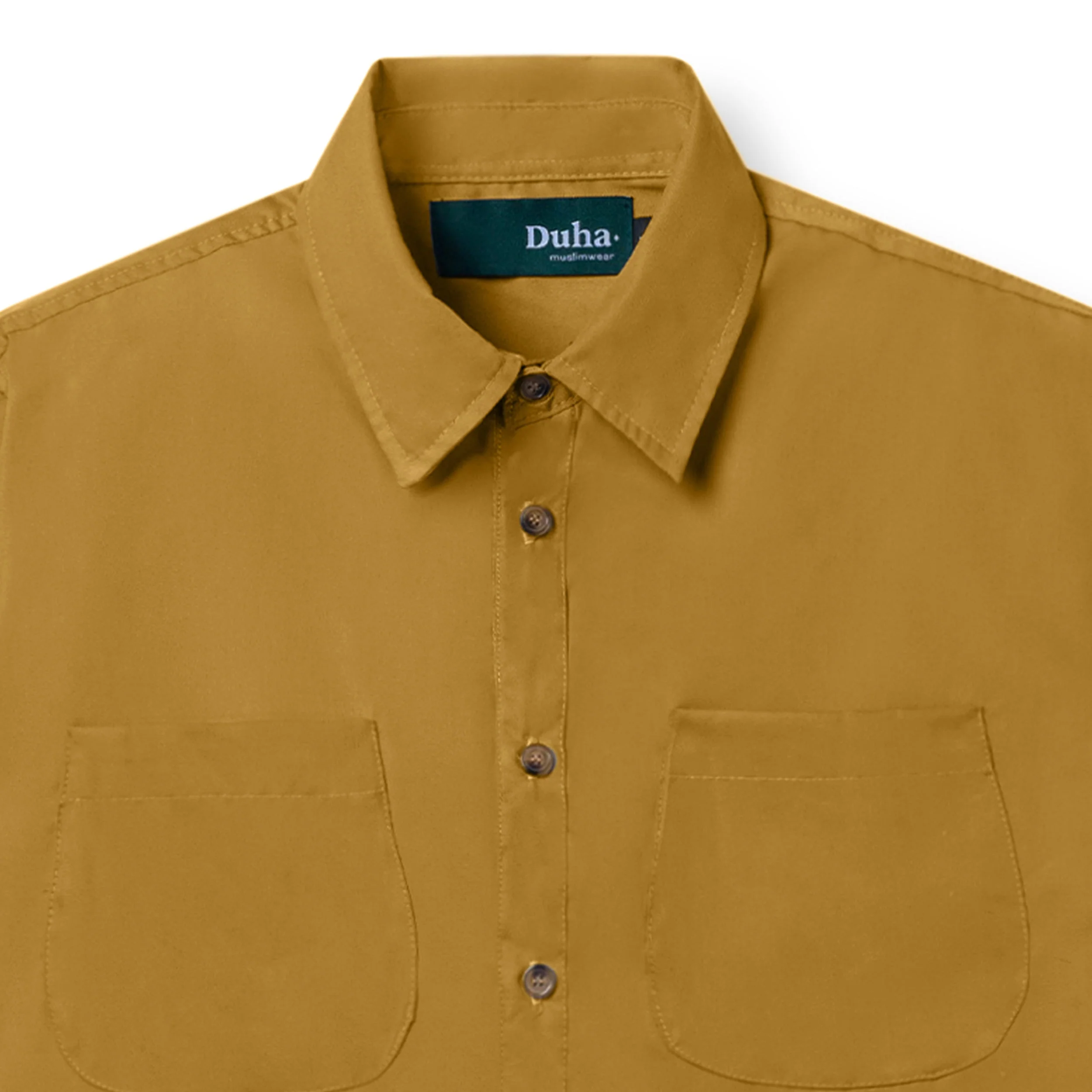 FACTORY SALE - Firouz Long Sleeve Shirt - Mustard - Image 2