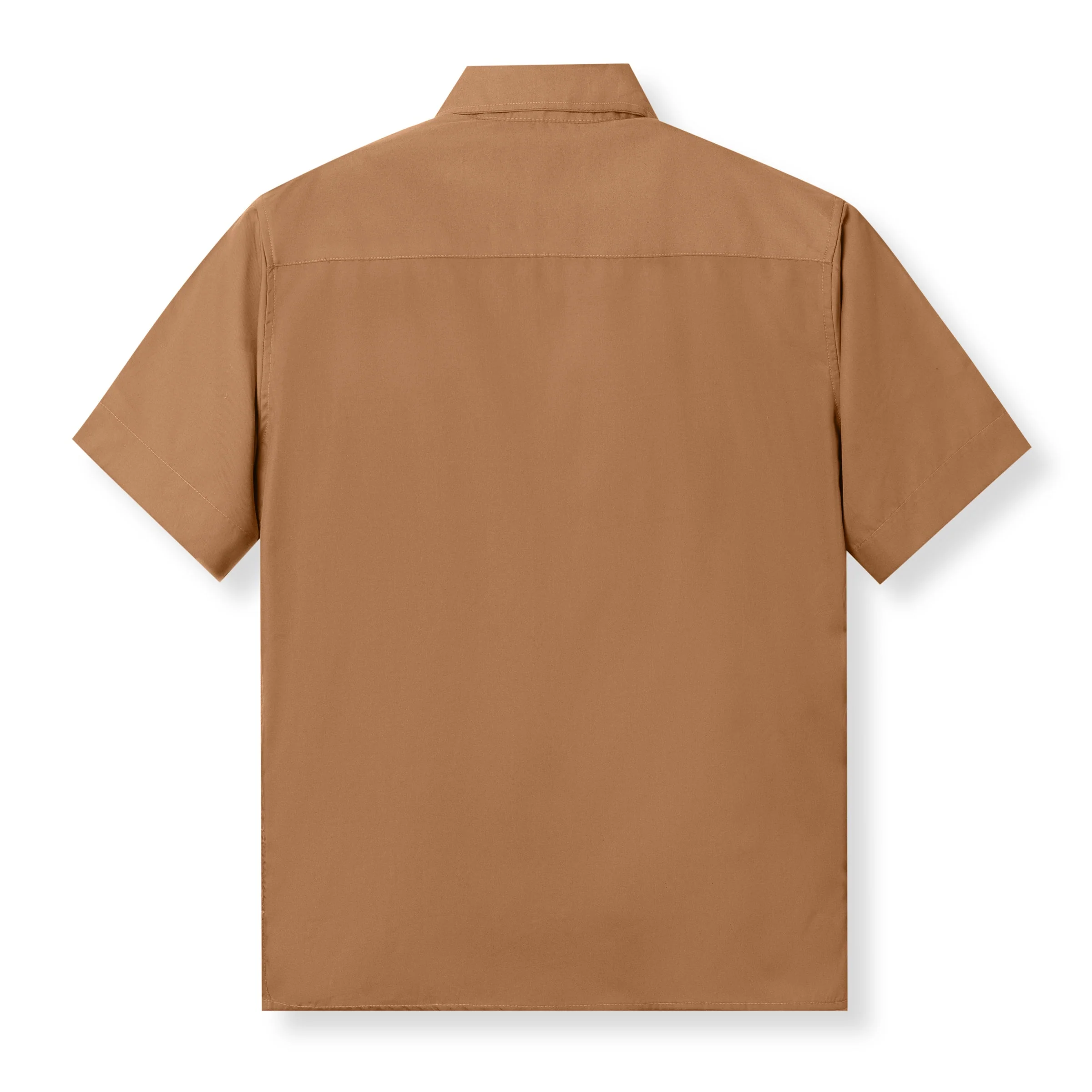 FACTORY SALE - Firouz Short Sleeve Shirt - Brown - Image 4