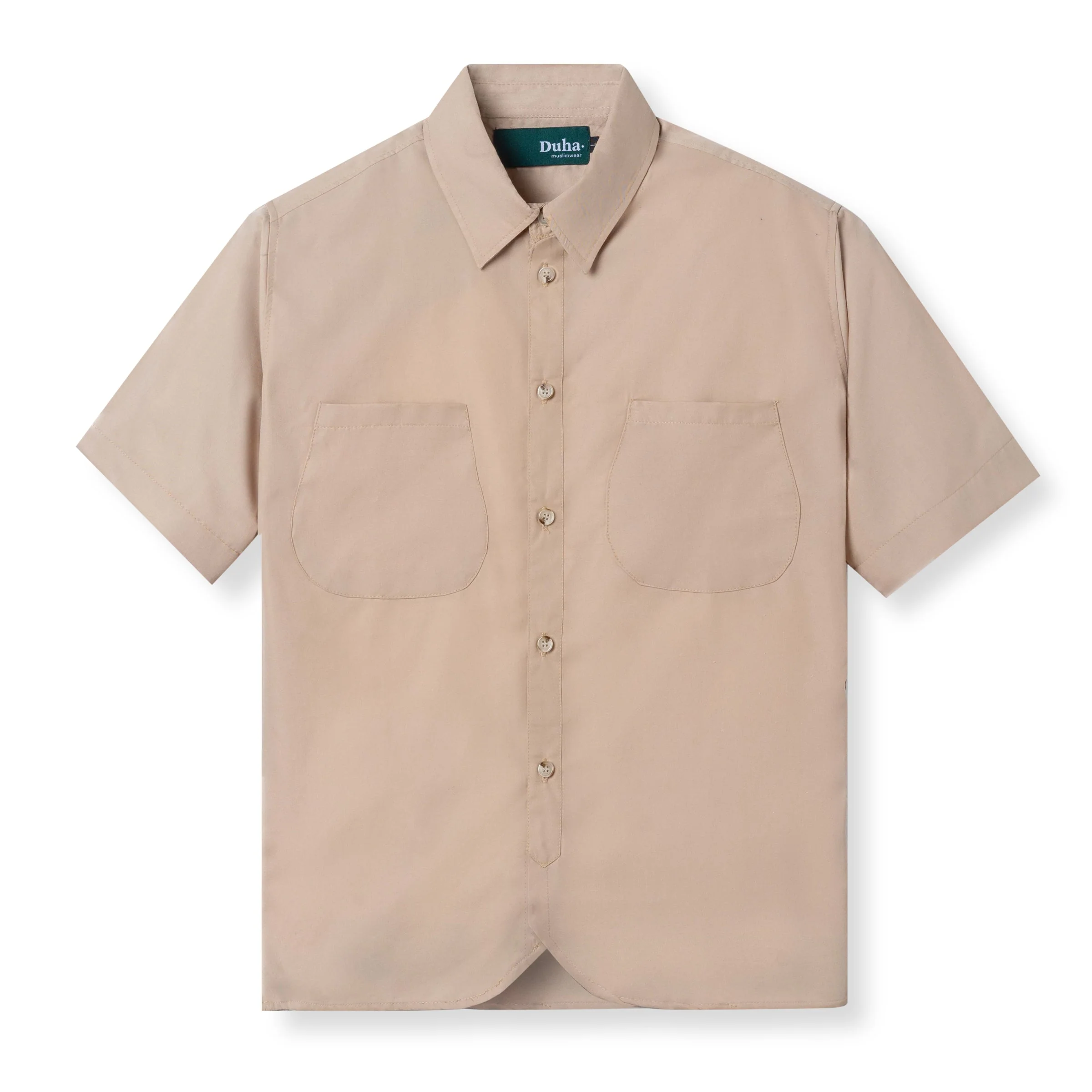 FACTORY SALE - Firouz Short Sleeve Shirt - Light Brown