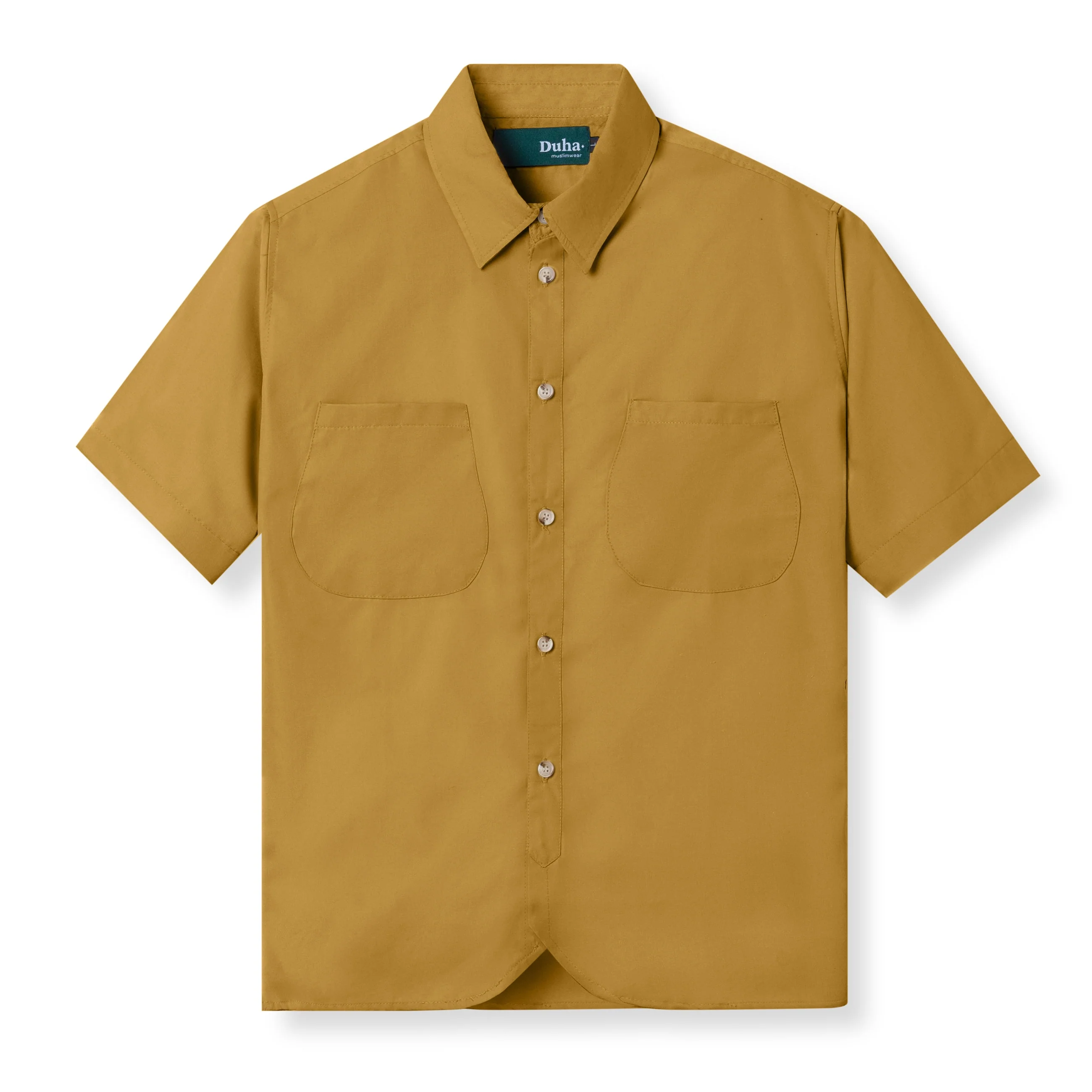 FACTORY SALE - Firouz Short Sleeve Shirt - Mustard