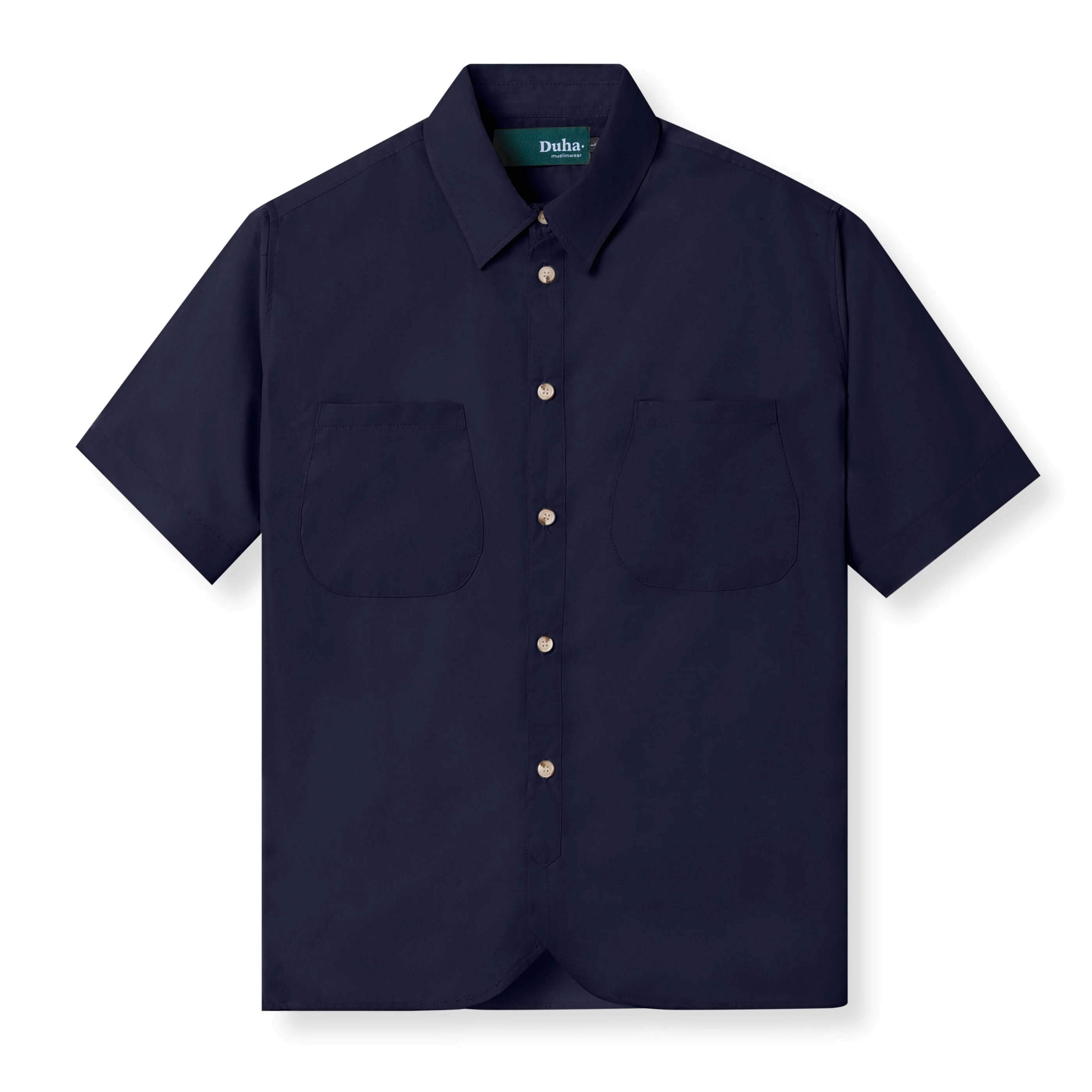 FACTORY SALE - Firouz Short Sleeve Shirt - Navy