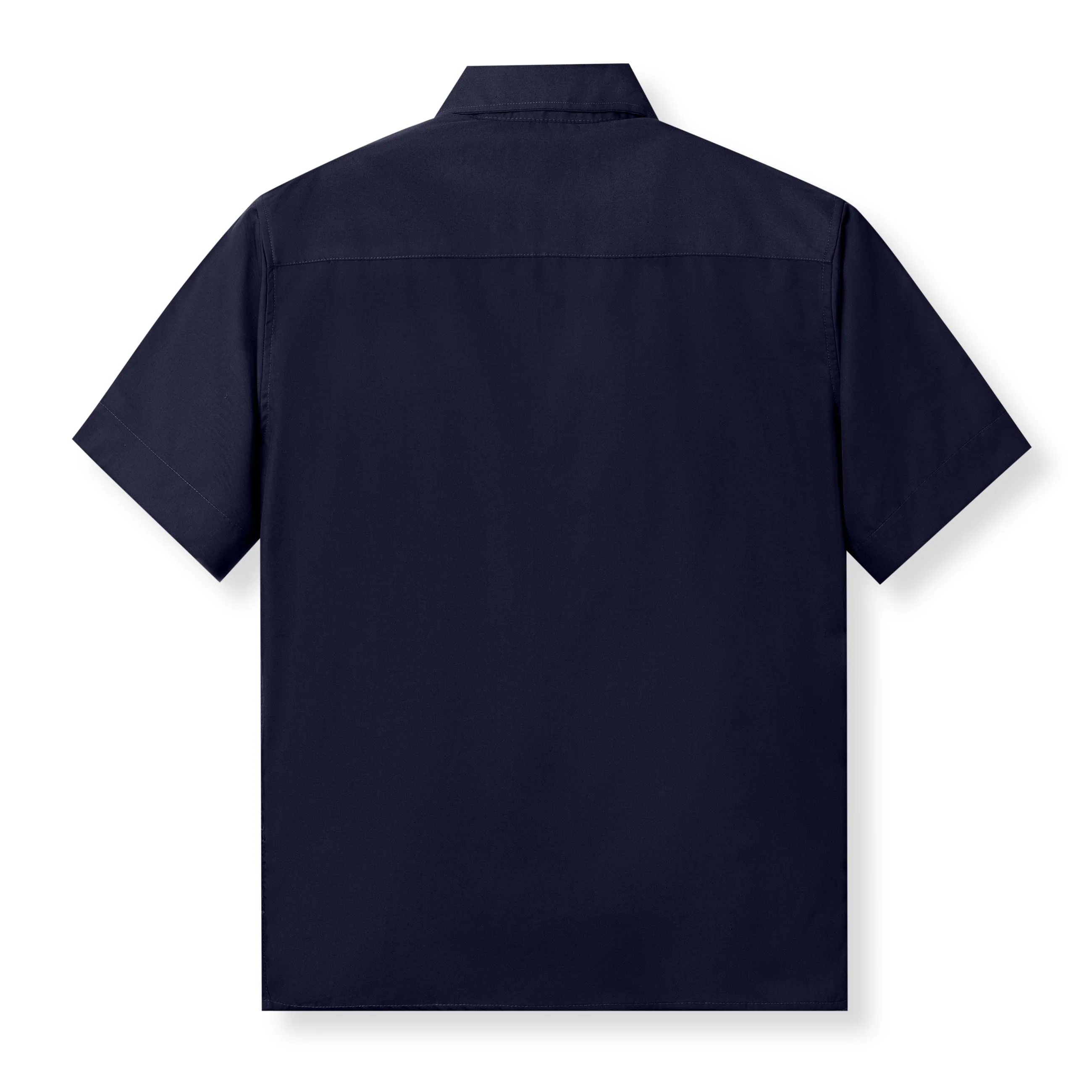 FACTORY SALE - Firouz Short Sleeve Shirt - Navy - Image 4
