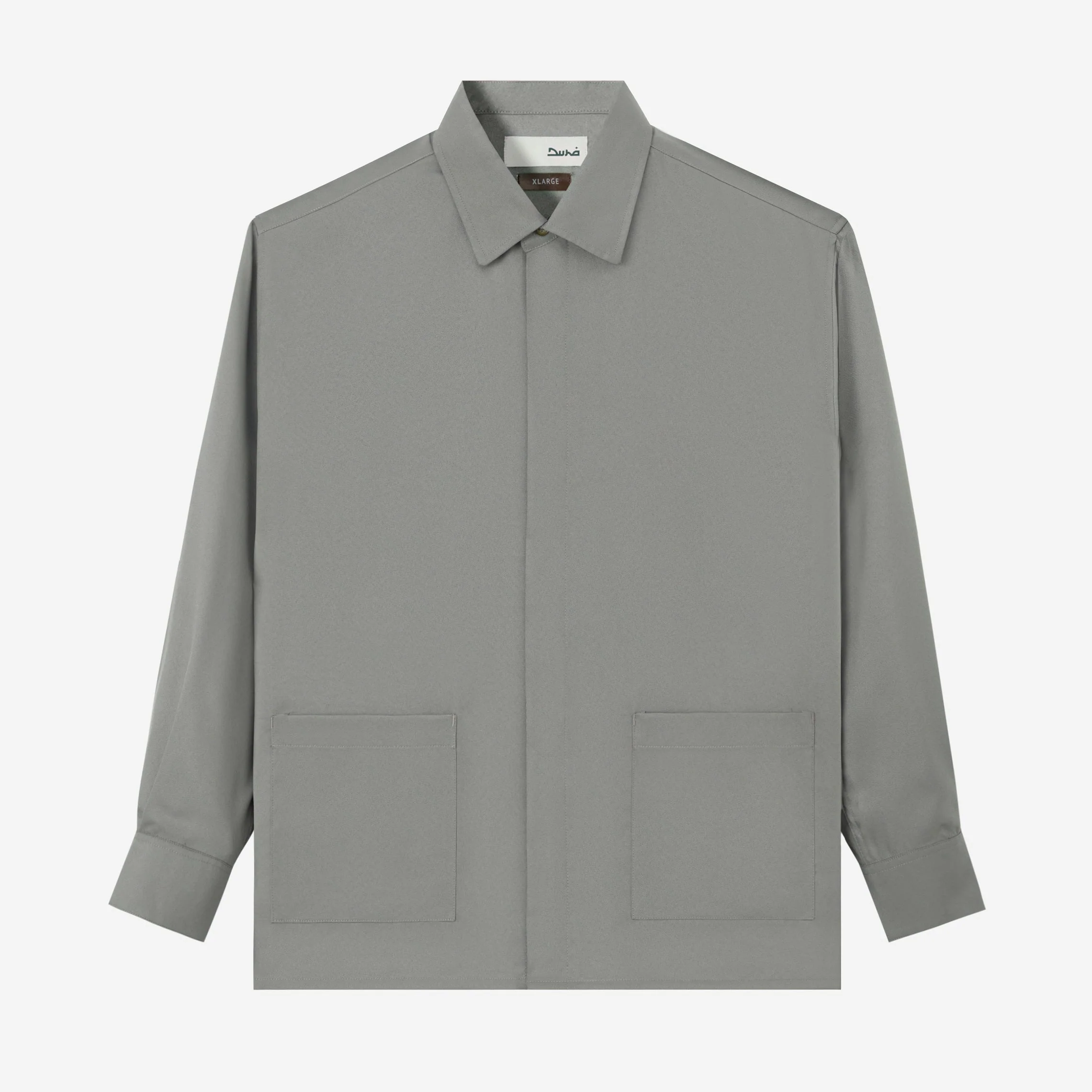 FACTORY SALE - Hamz Shirt Long Sleeve - Cold Grey