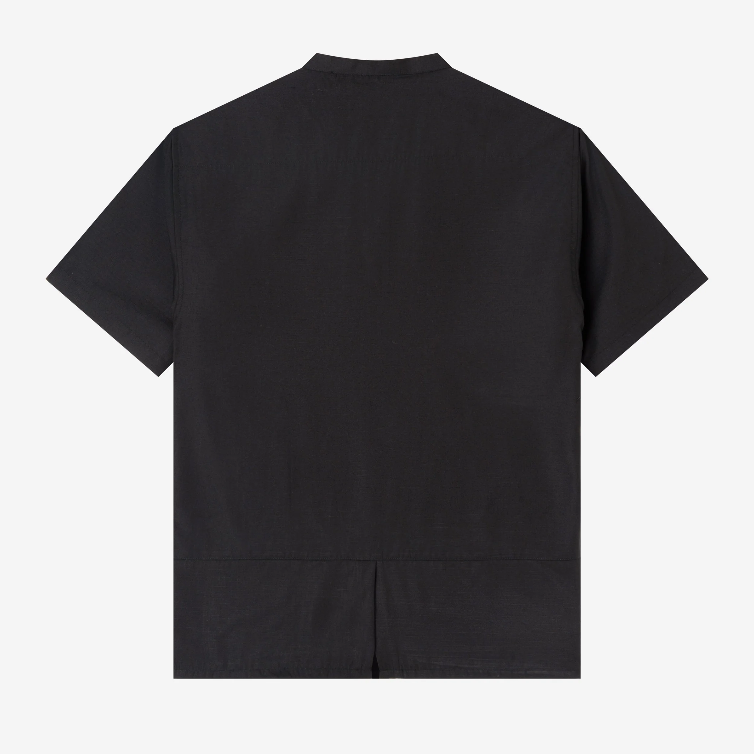 FACTORY SALE - Hisham Shirt Short Sleeve - Black - Image 4