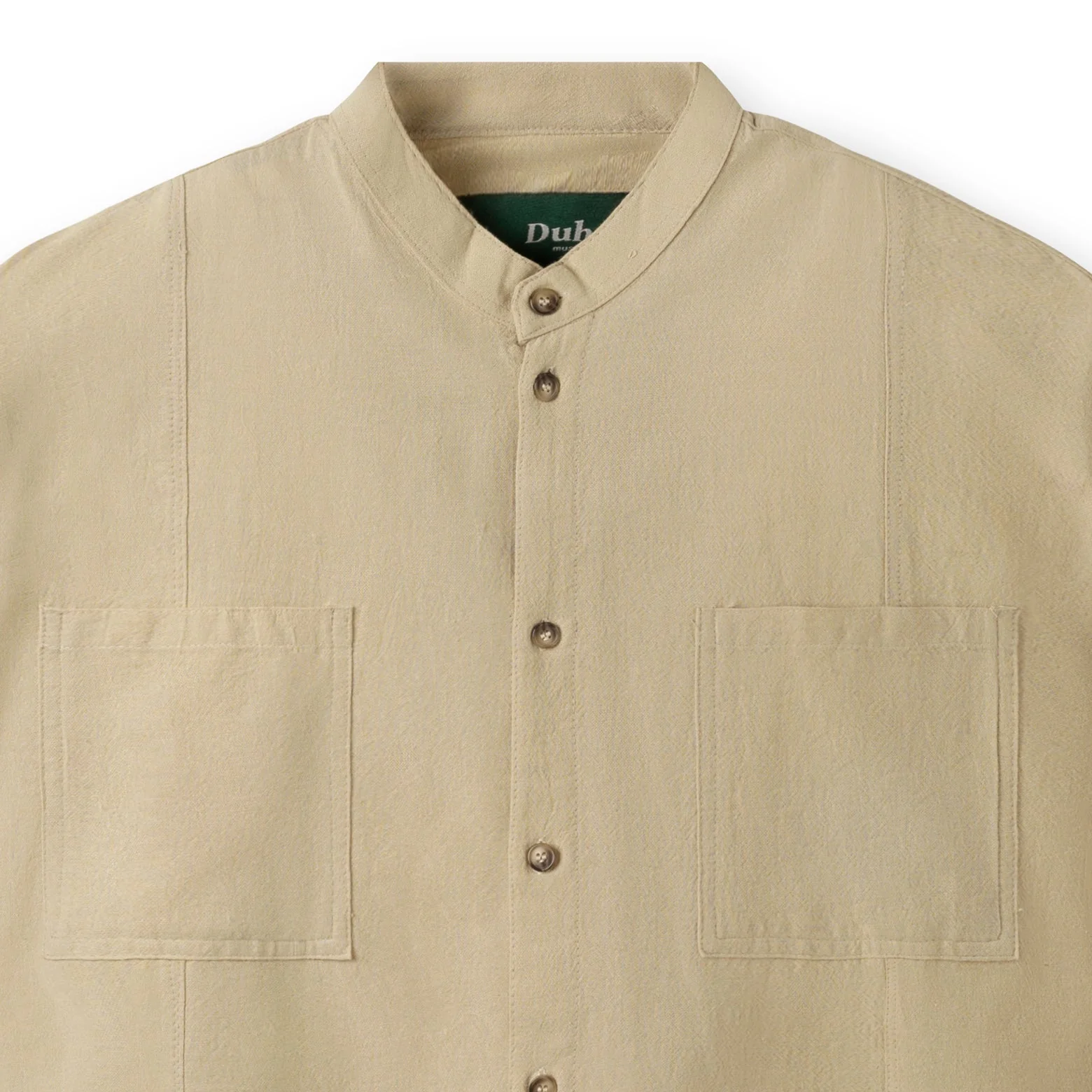 FACTORY SALE - Jad Long Sleeve Shirt - Khaki - Image 2